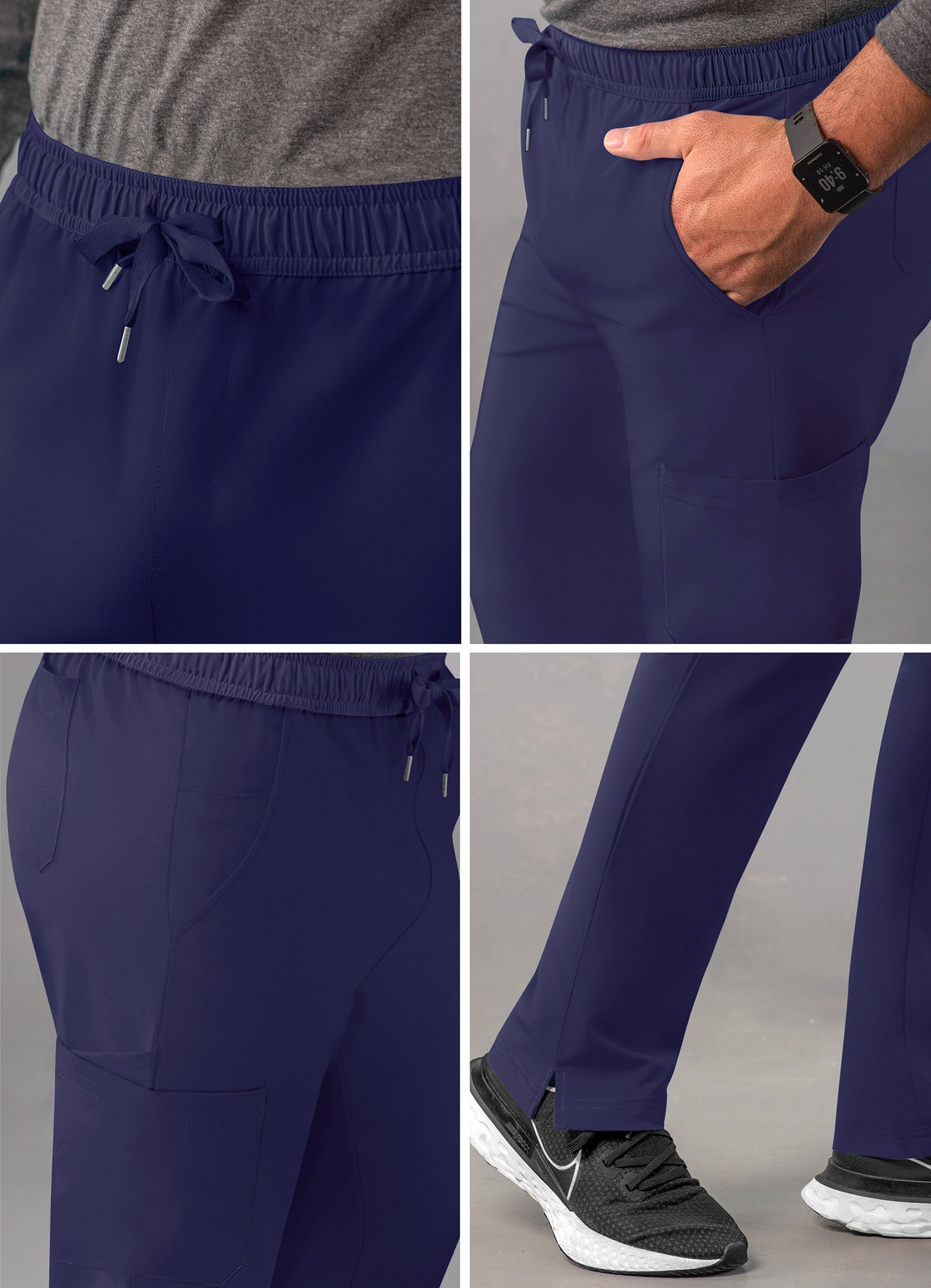 ADAR Addition Men's Slim Leg Cargo Drawstring Pant