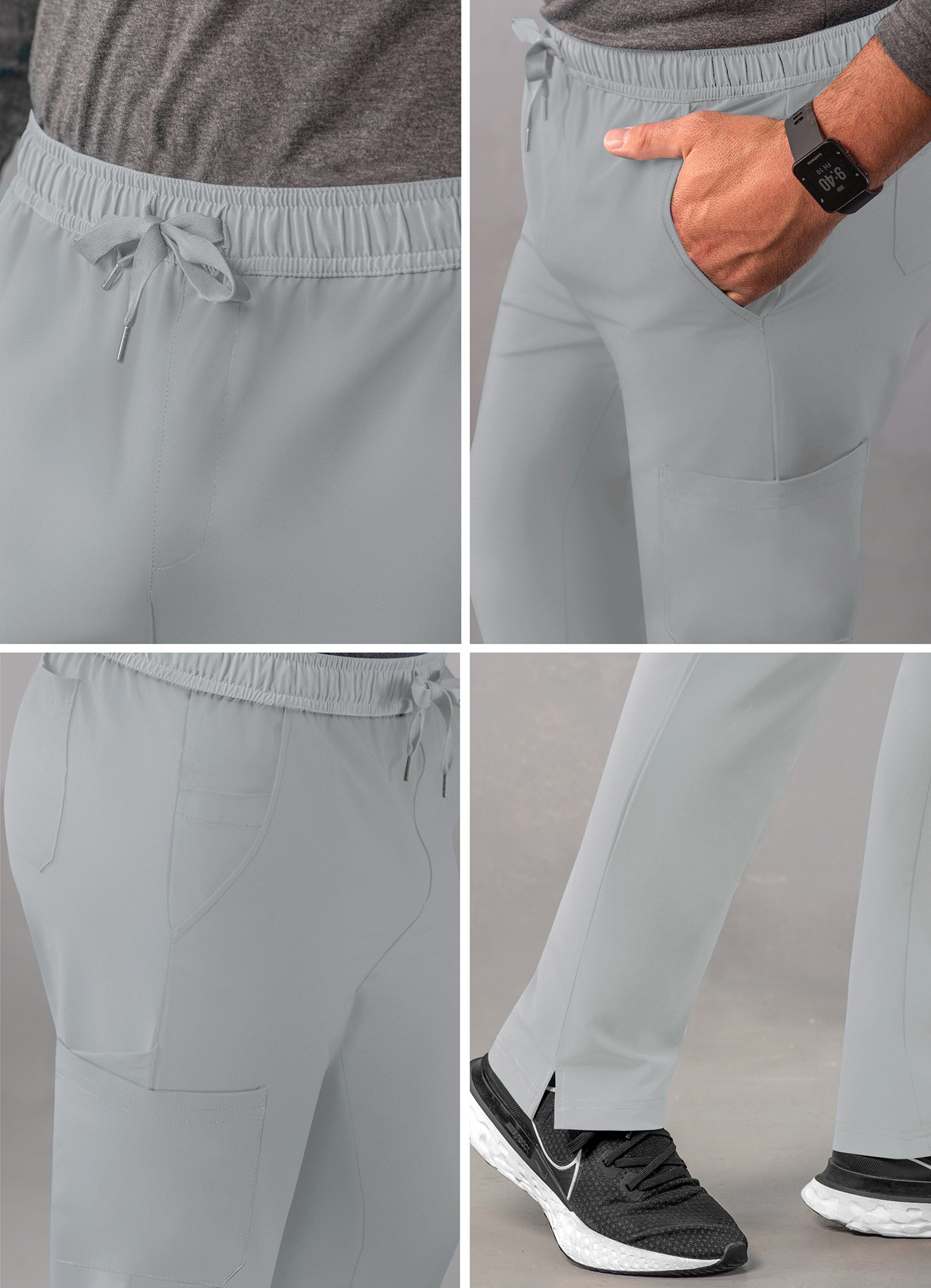 ADAR Addition Men's Slim Leg Cargo Drawstring Pant