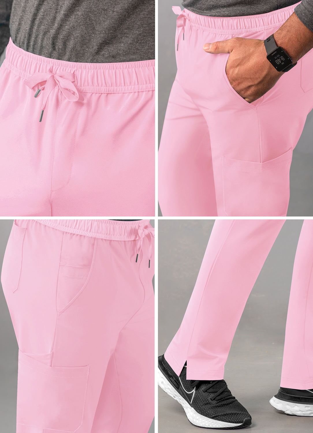 ADAR Addition Men's Slim Leg Cargo Drawstring Pant