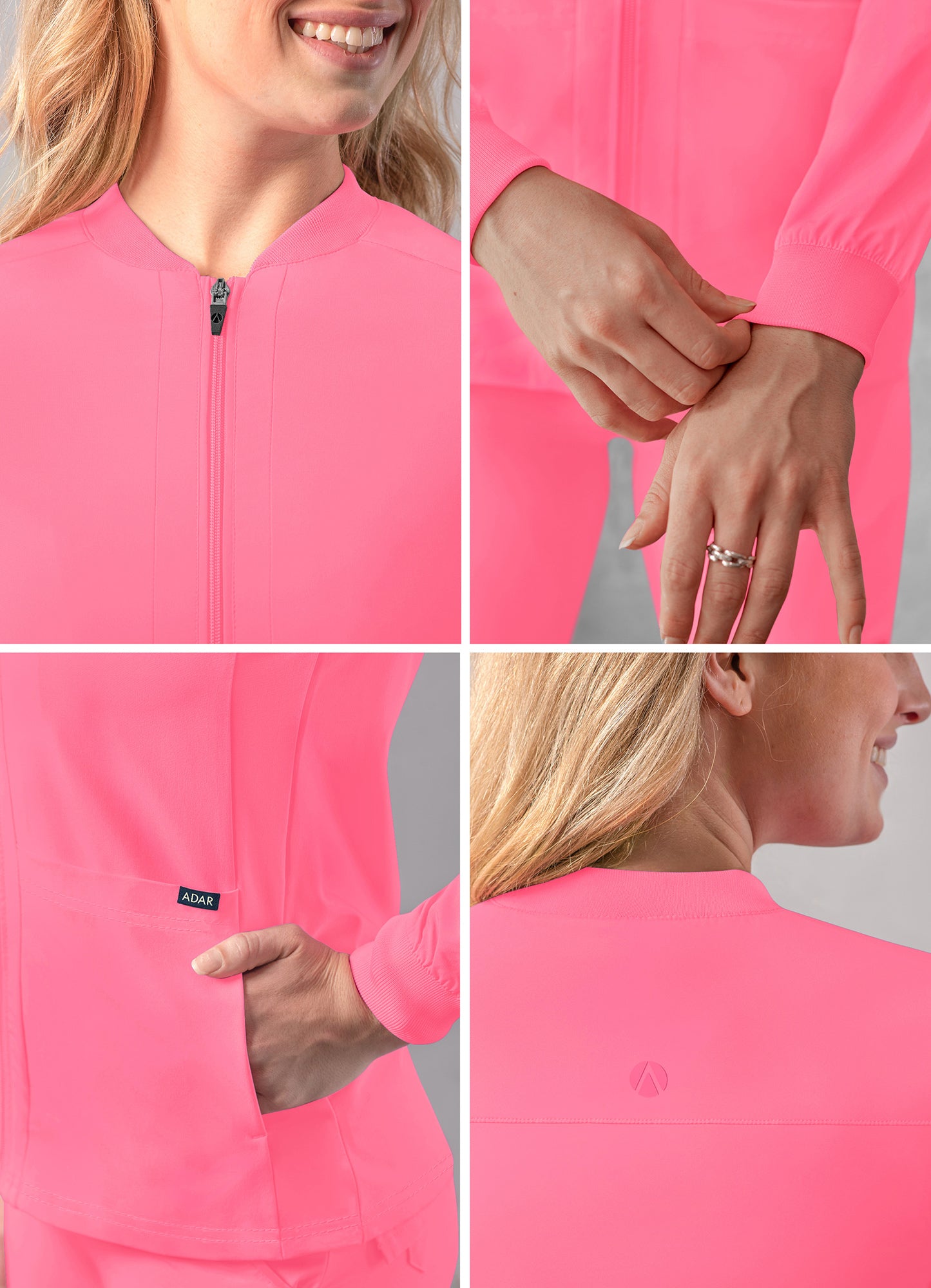 ADAR Addition Women's Bomber Zipped Jacket