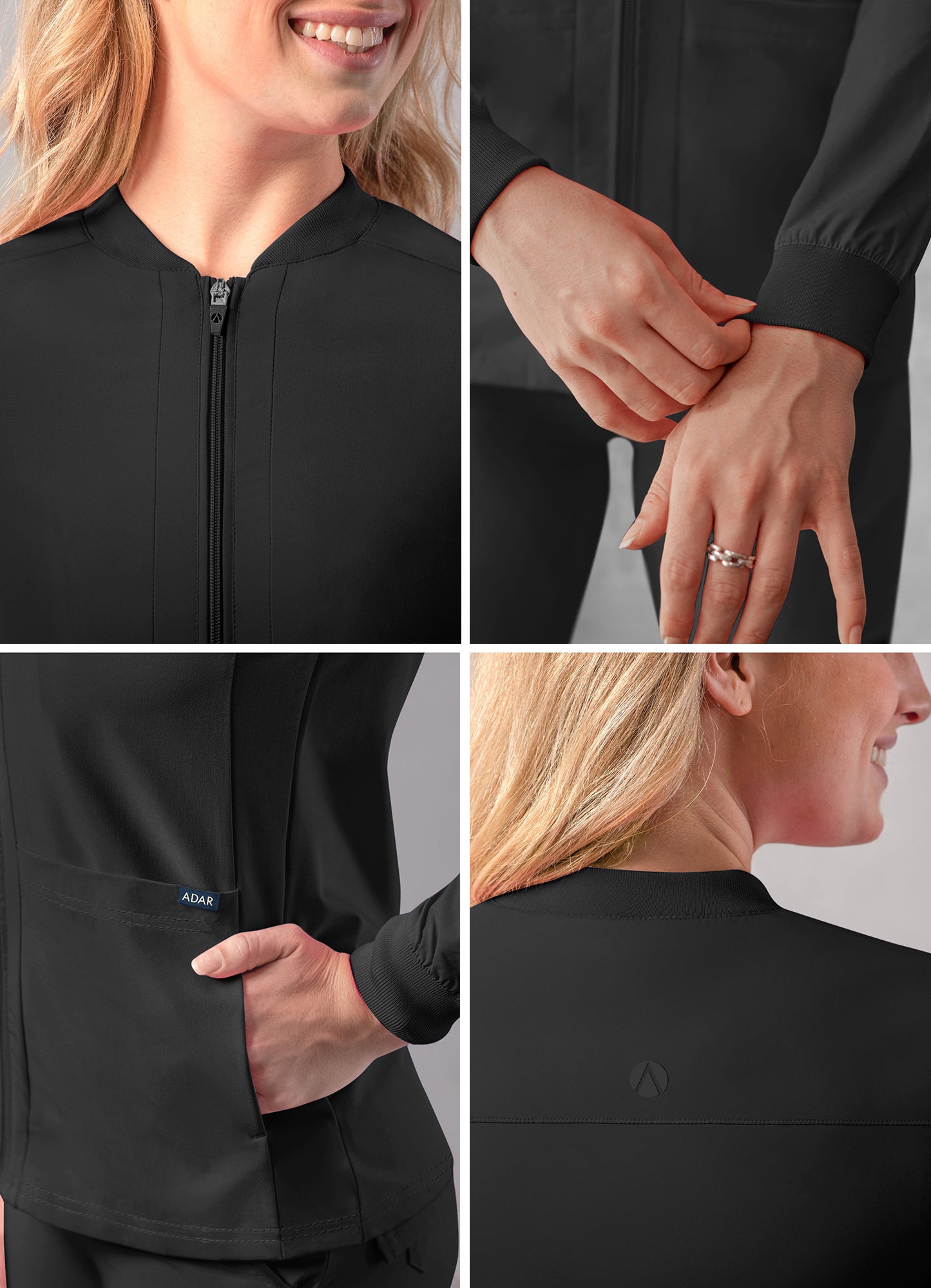 ADAR Addition Women's Bomber Zipped Jacket