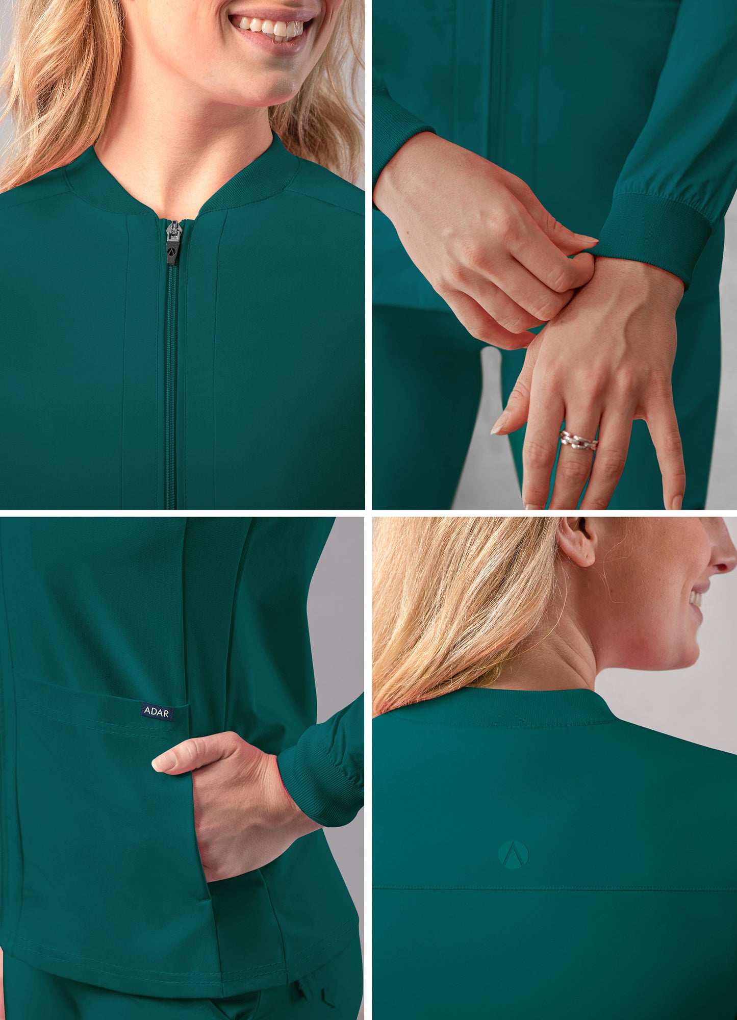 ADAR Addition Women's Bomber Zipped Jacket