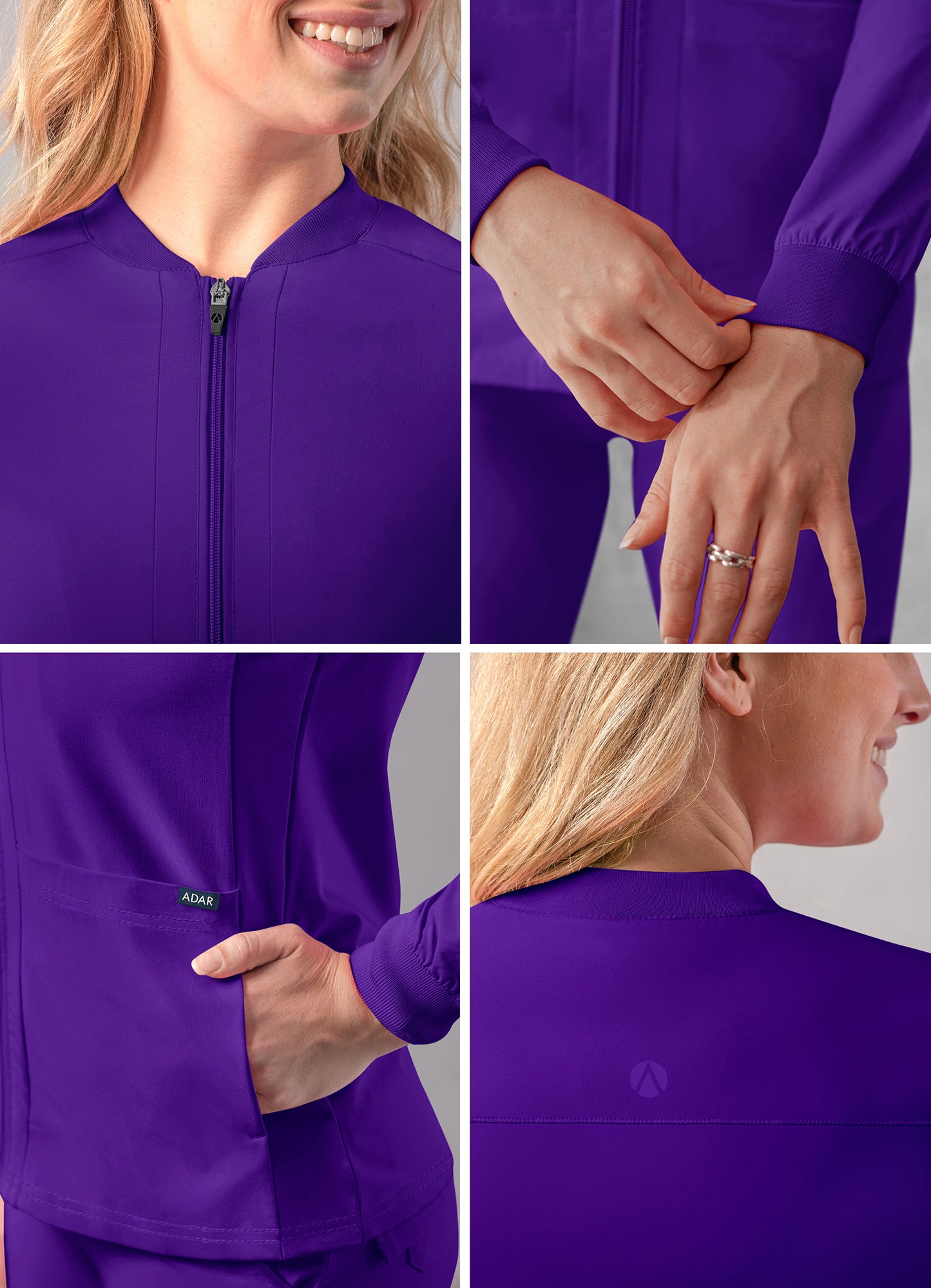 ADAR Addition Women's Bomber Zipped Jacket