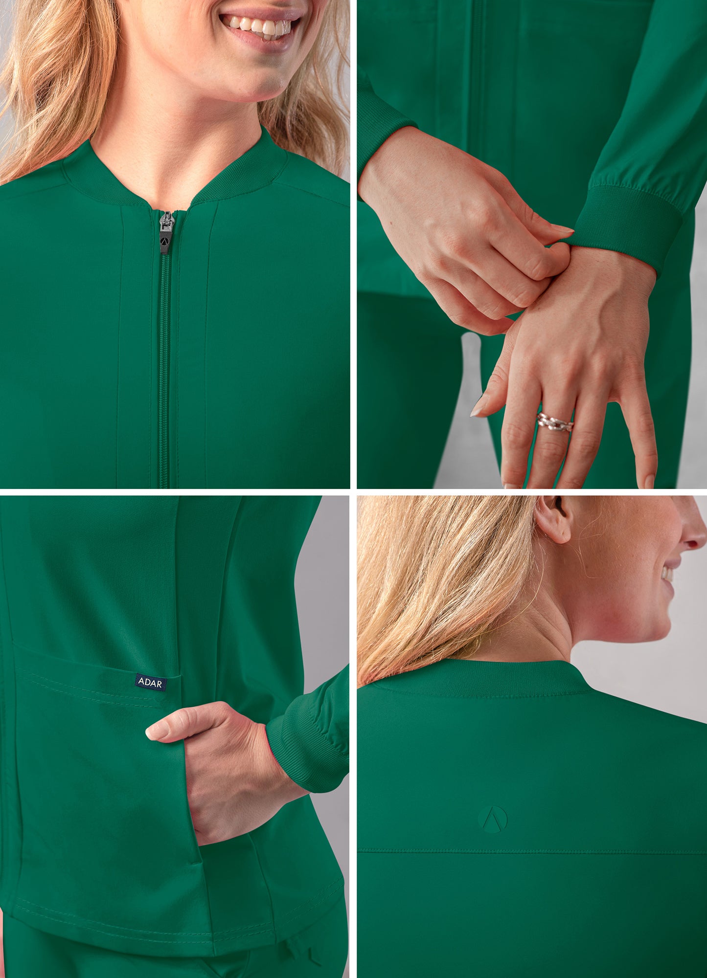 ADAR Addition Women's Bomber Zipped Jacket