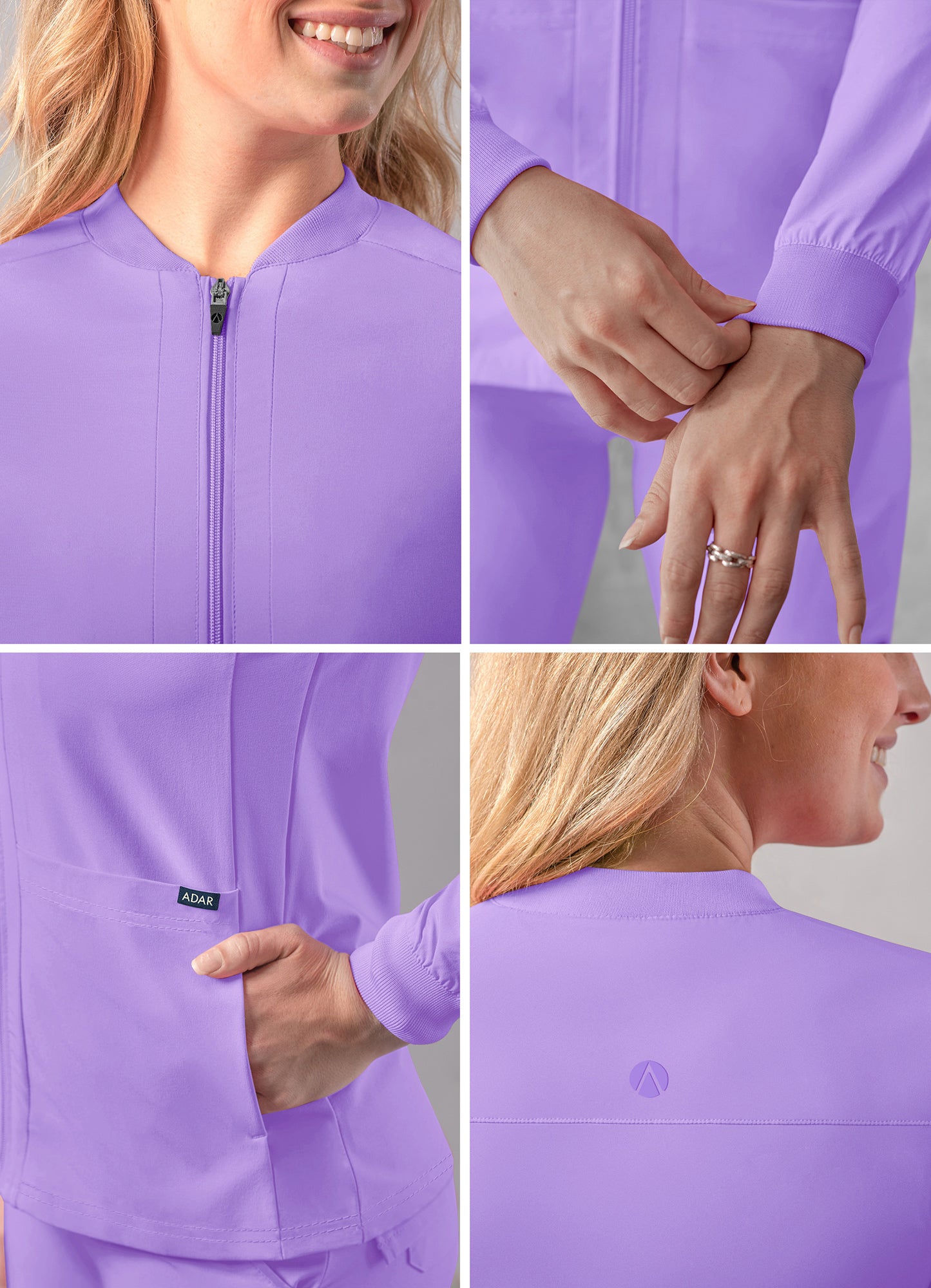ADAR Addition Women's Bomber Zipped Jacket