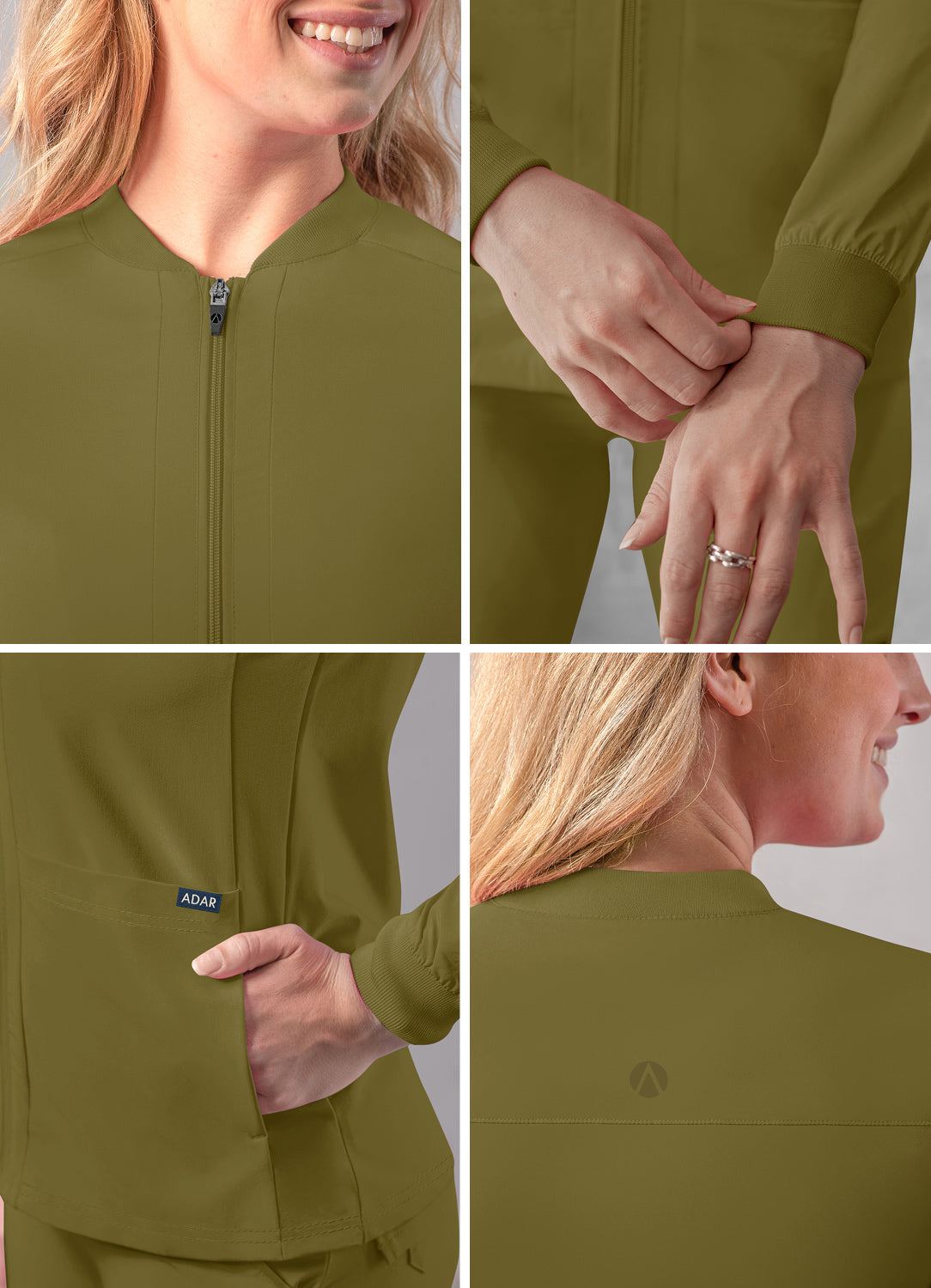 ADAR Addition Women's Bomber Zipped Jacket
