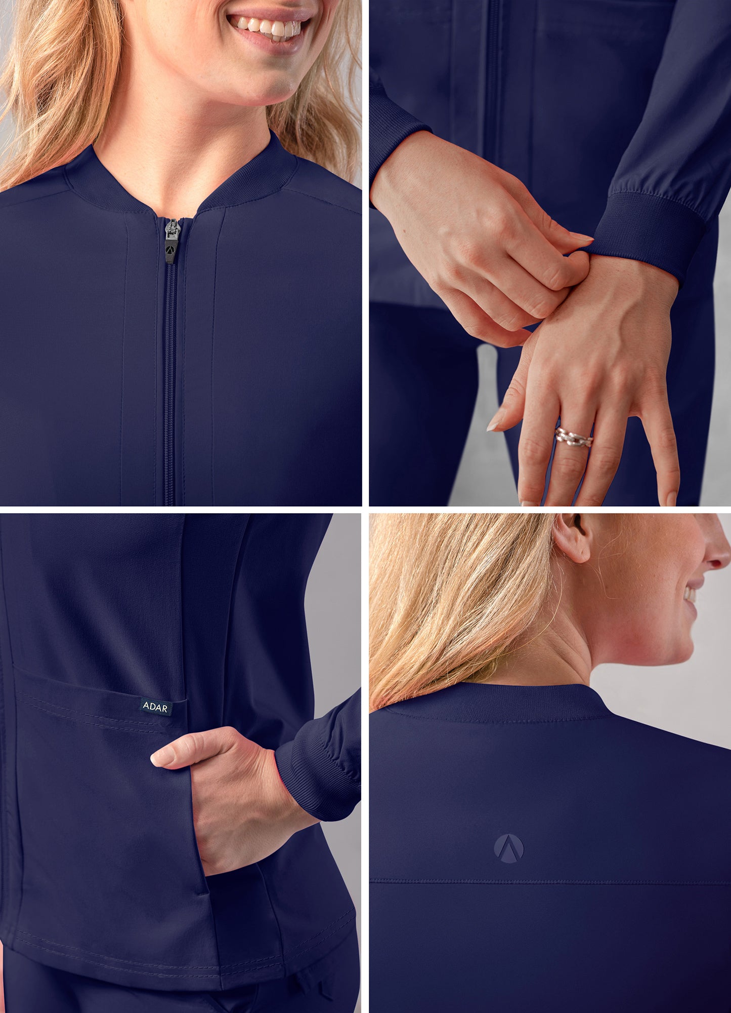 ADAR Addition Women's Bomber Zipped Jacket