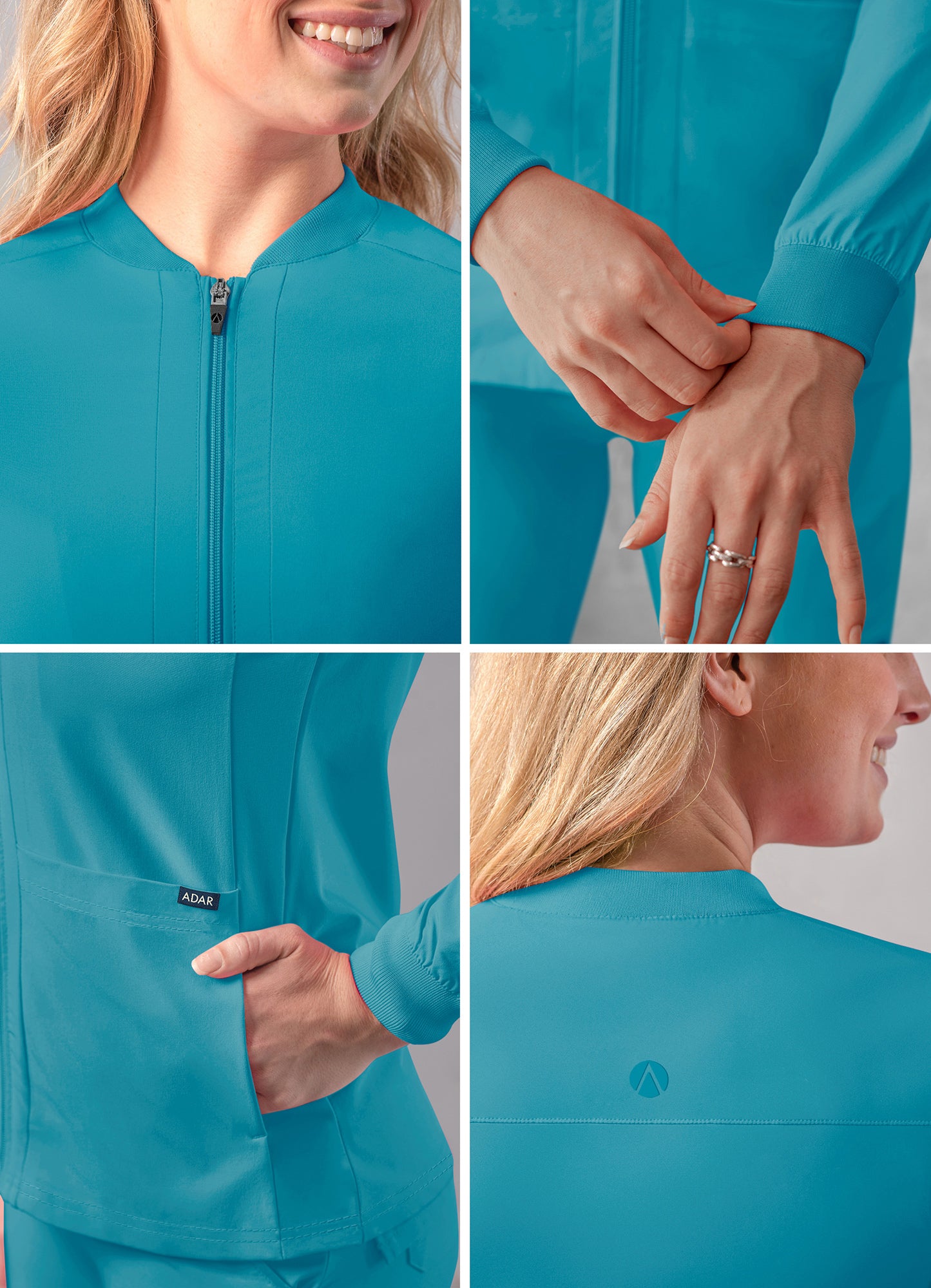 ADAR Addition Women's Bomber Zipped Jacket (More Color)