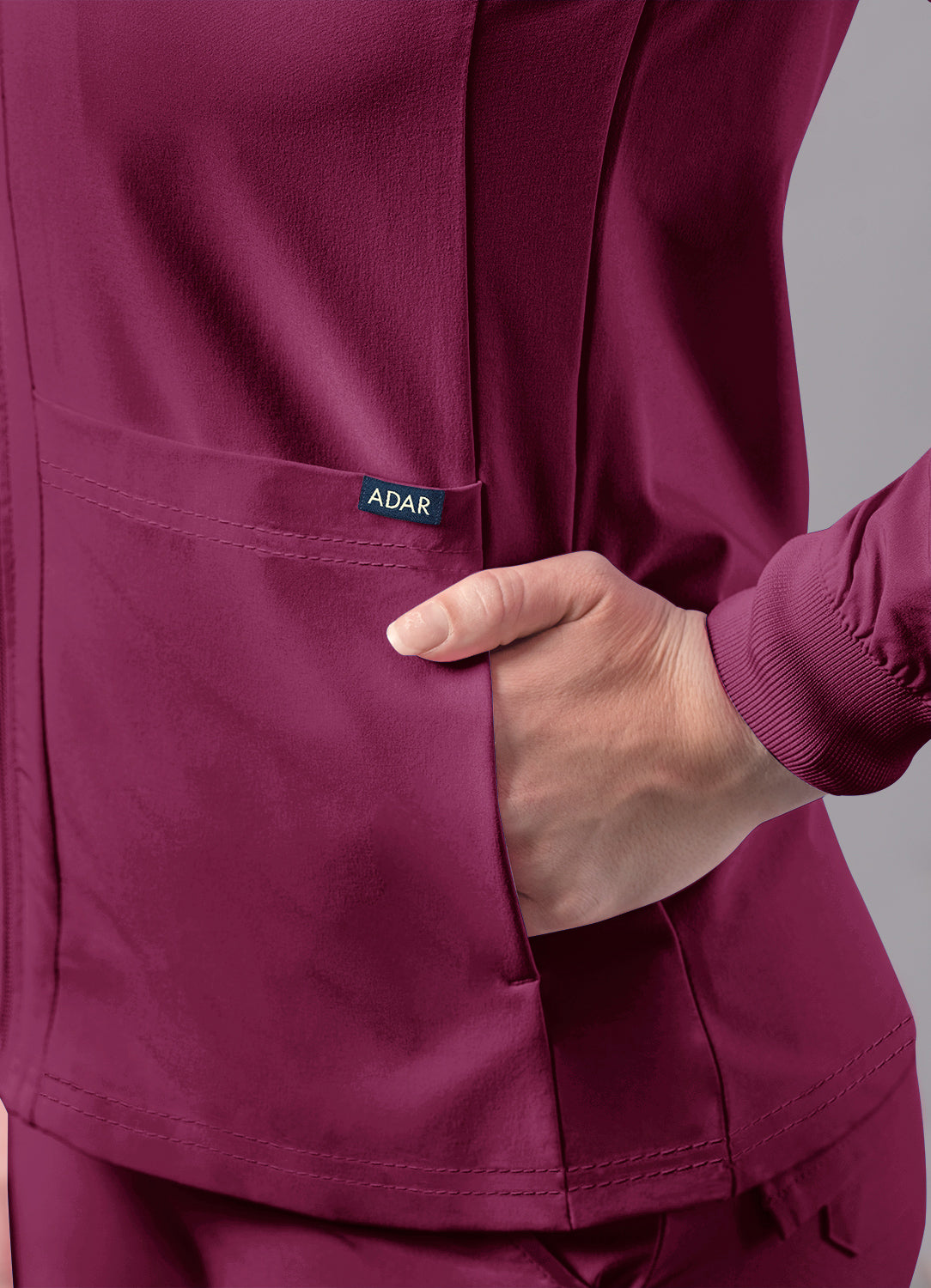ADAR Addition Women's Bomber Zipped Jacket (More Color)