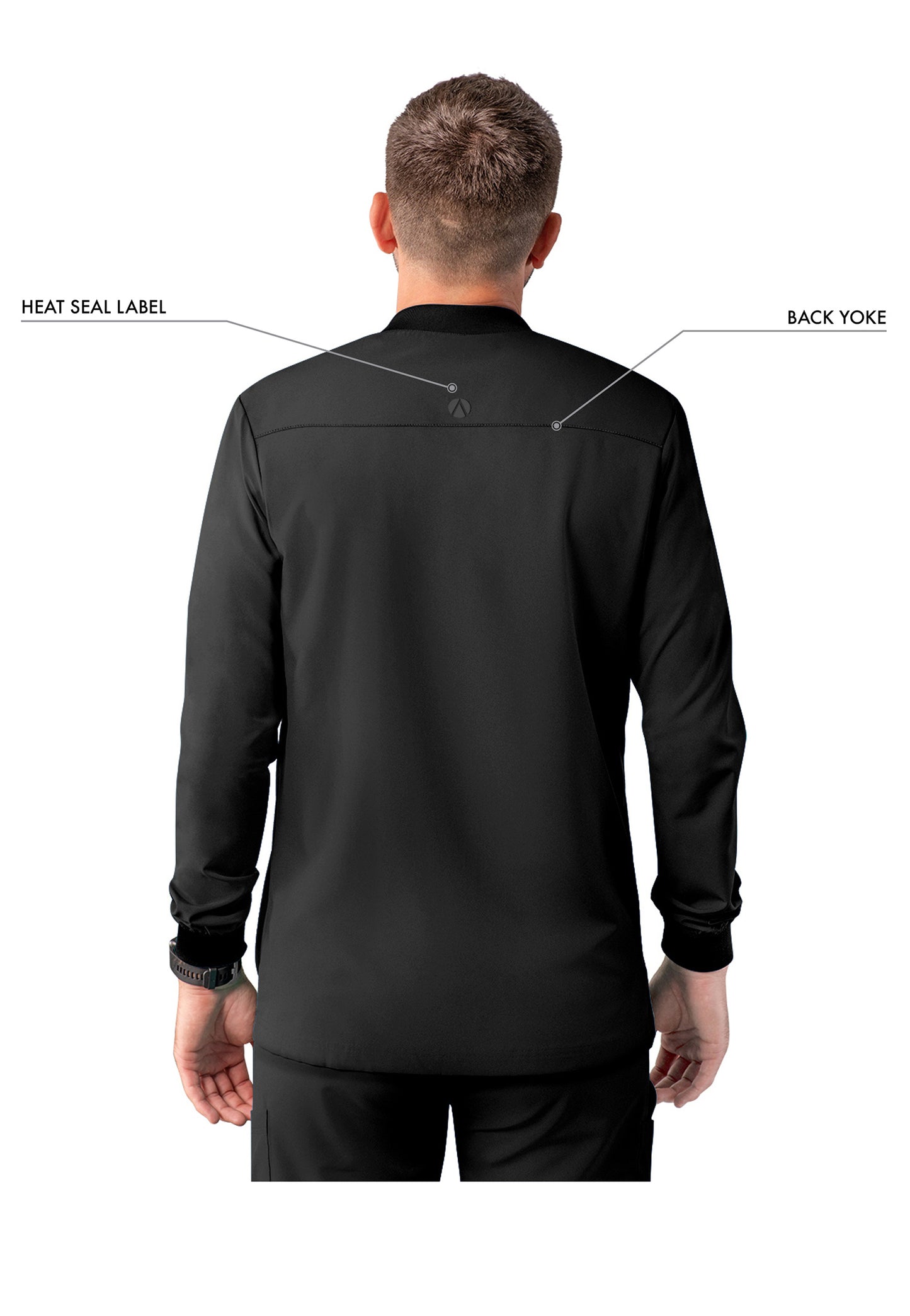 ADAR Addition Men's Bomber Zipped Jacket