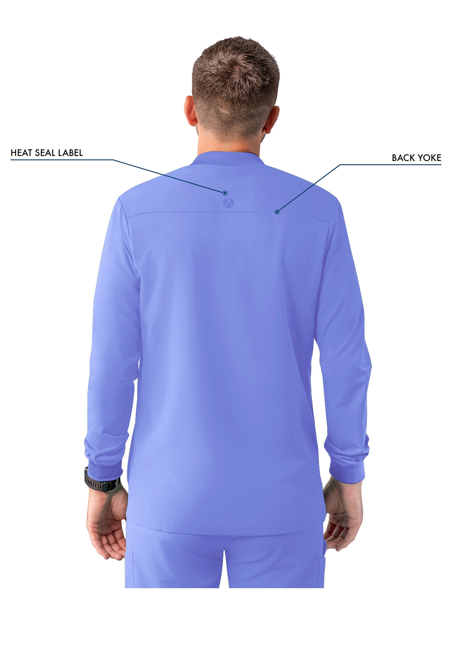 ADAR Addition Men's Bomber Zipped Jacket
