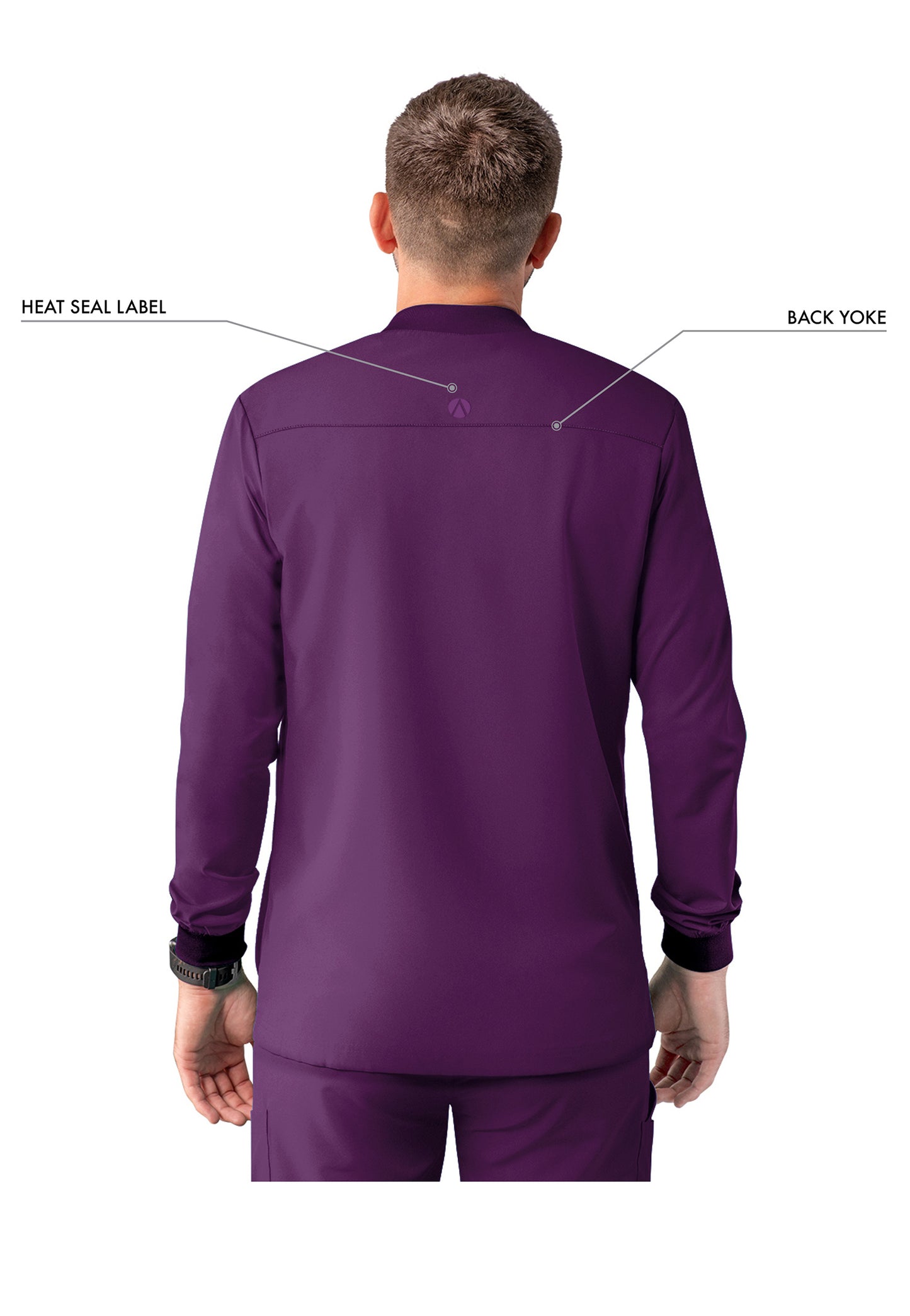 ADAR Addition Men's Bomber Zipped Jacket