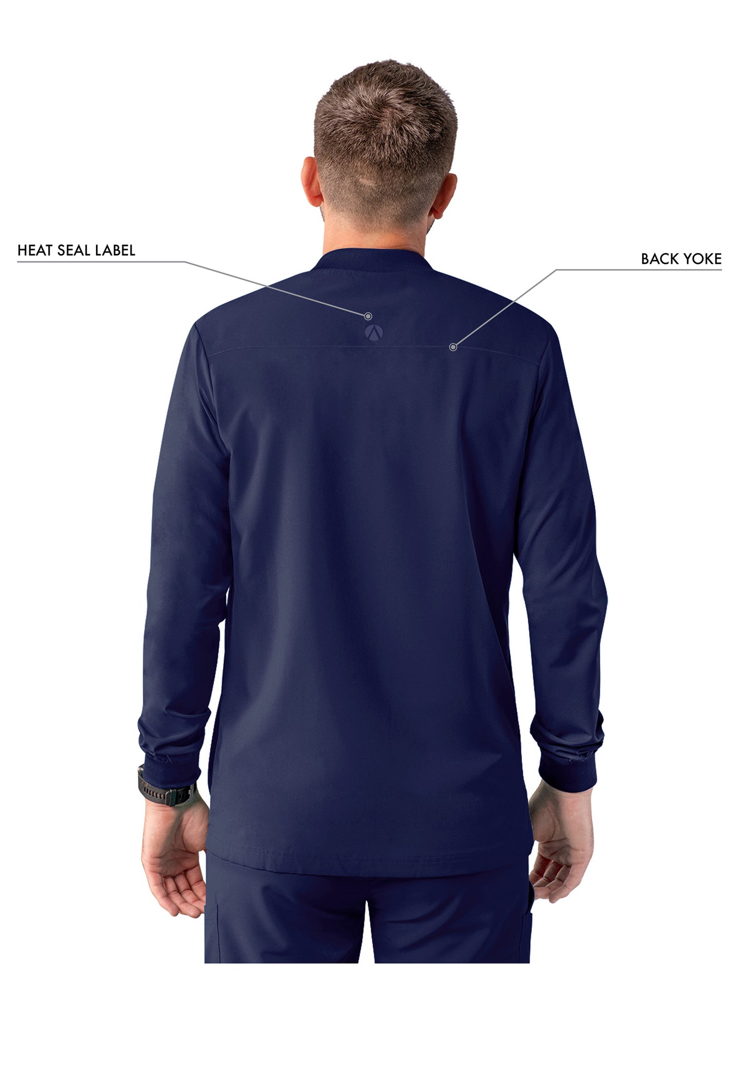 ADAR Addition Men's Bomber Zipped Jacket