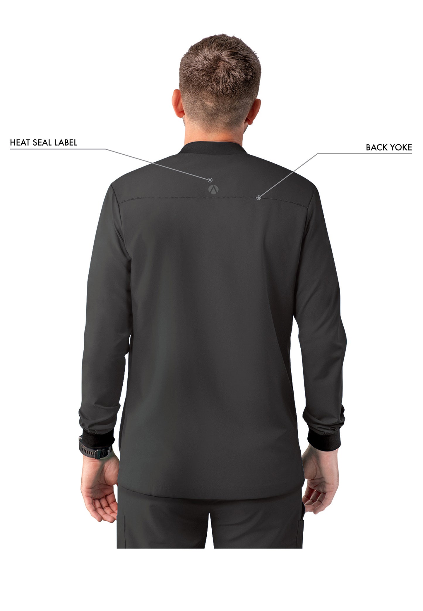 ADAR Addition Men's Bomber Zipped Jacket