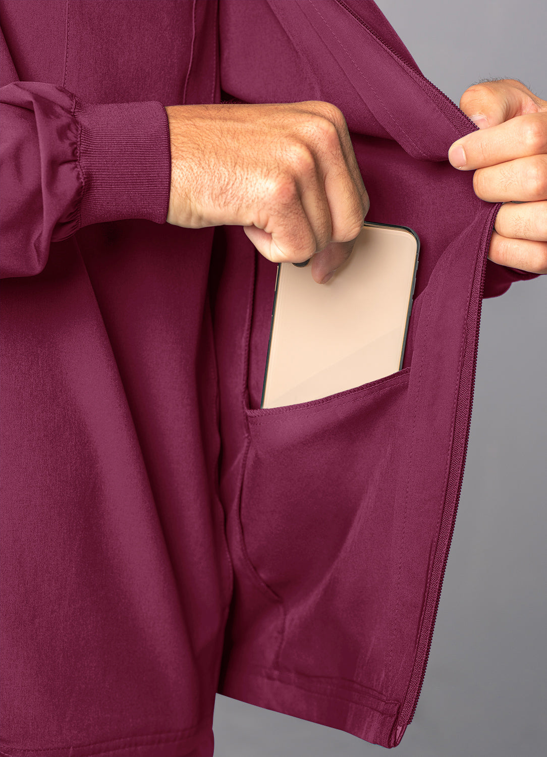 ADAR Addition Men's Bomber Zipped Jacket (More Color)