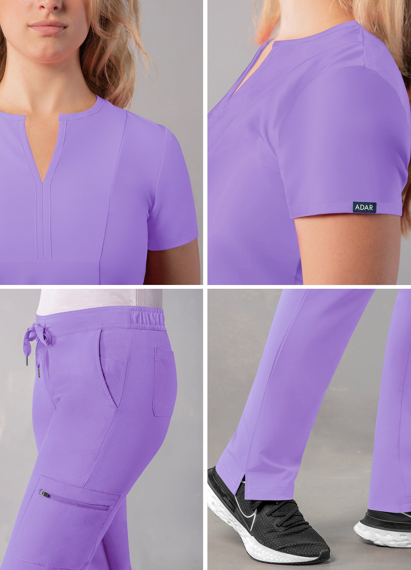 ADAR Addition Women's Go-Higher Scrub Set
