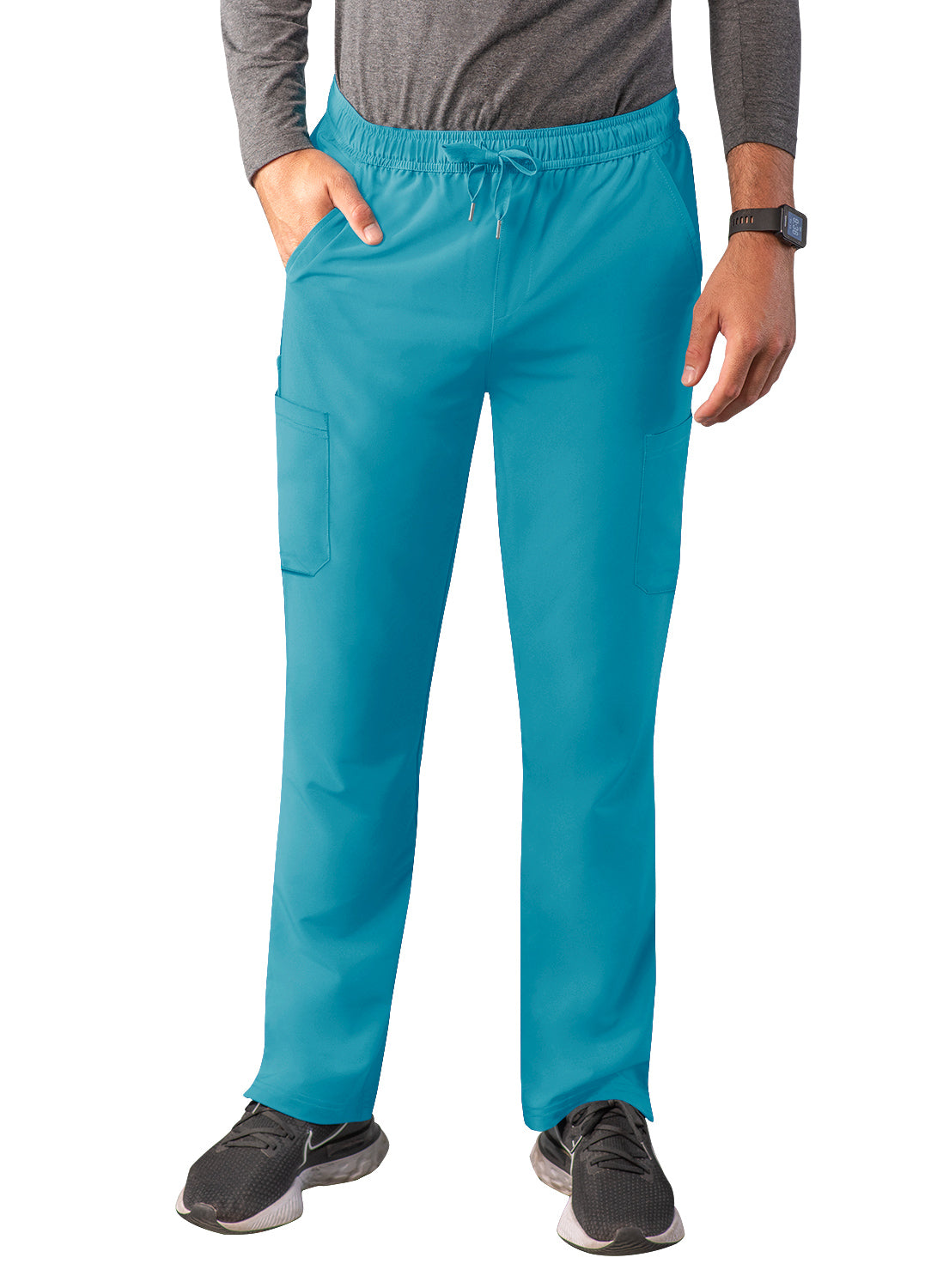 ADAR Addition Men's Go-Everyday Cargo Scrub Set