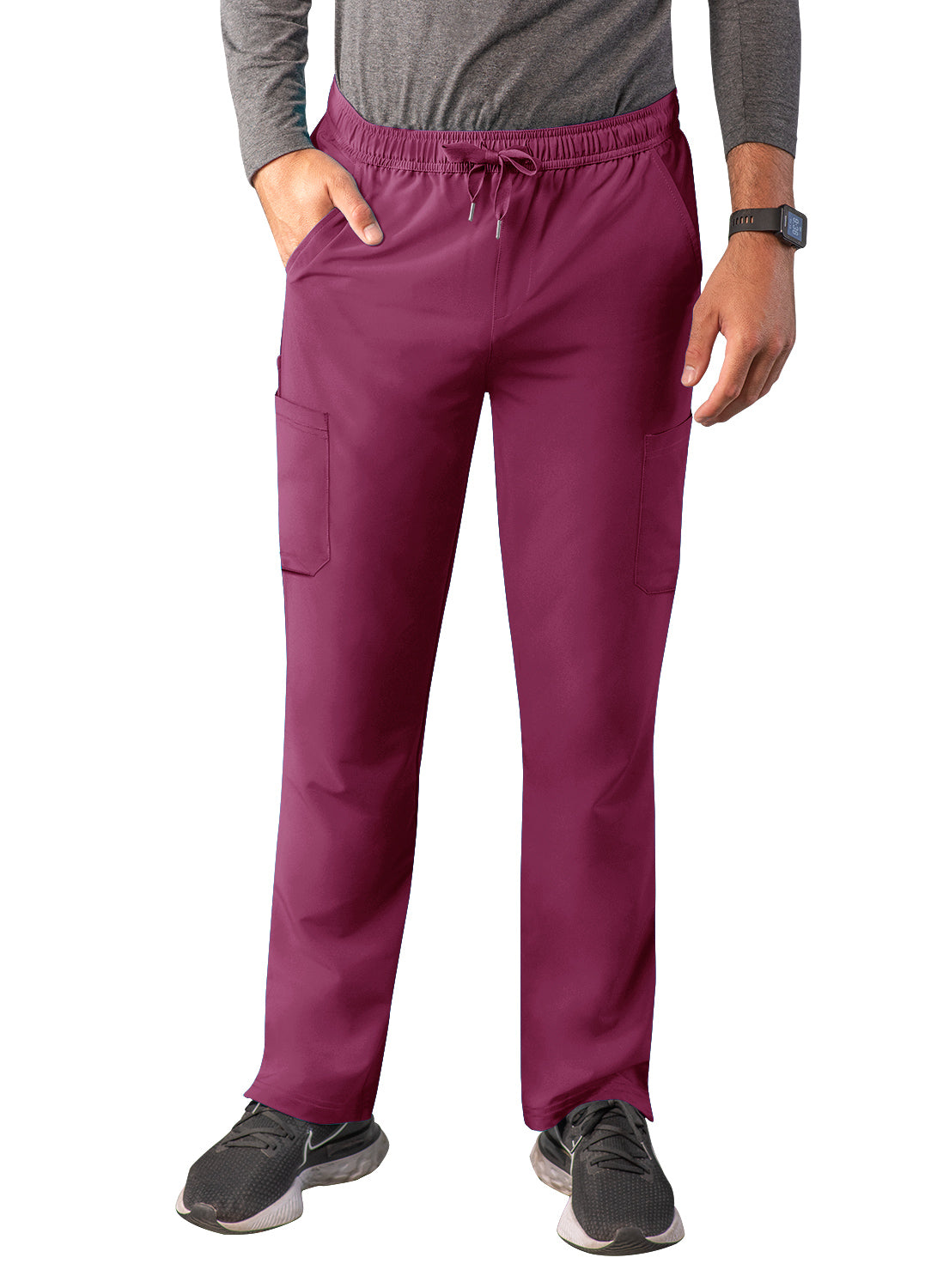 ADAR Addition Men's Go-Everyday Cargo Scrub Set