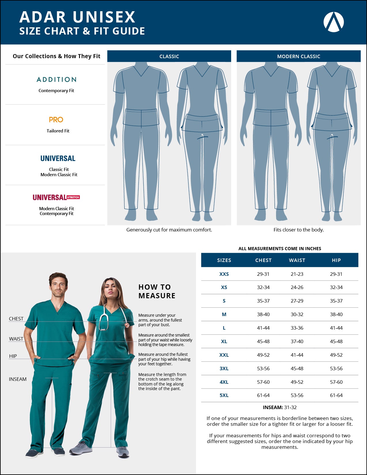 Adar Universal Unisex 39" Midriff Lab Coat