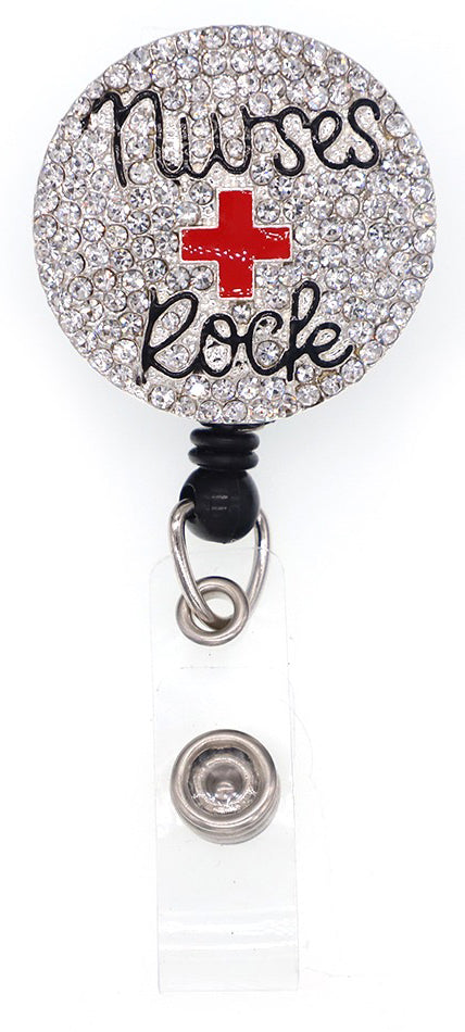 Nurses Rock - Dazzle Badge Reel