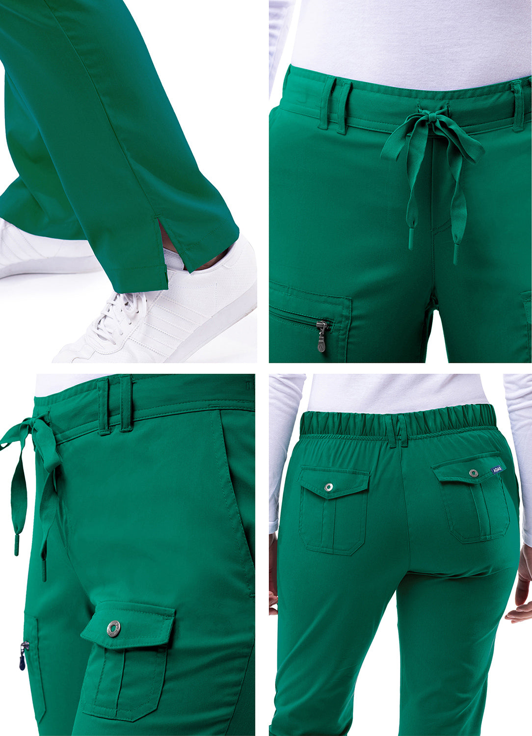 ADAR Pro Women's Slim Fit 6 Pocket Pant  Petite (More Color)