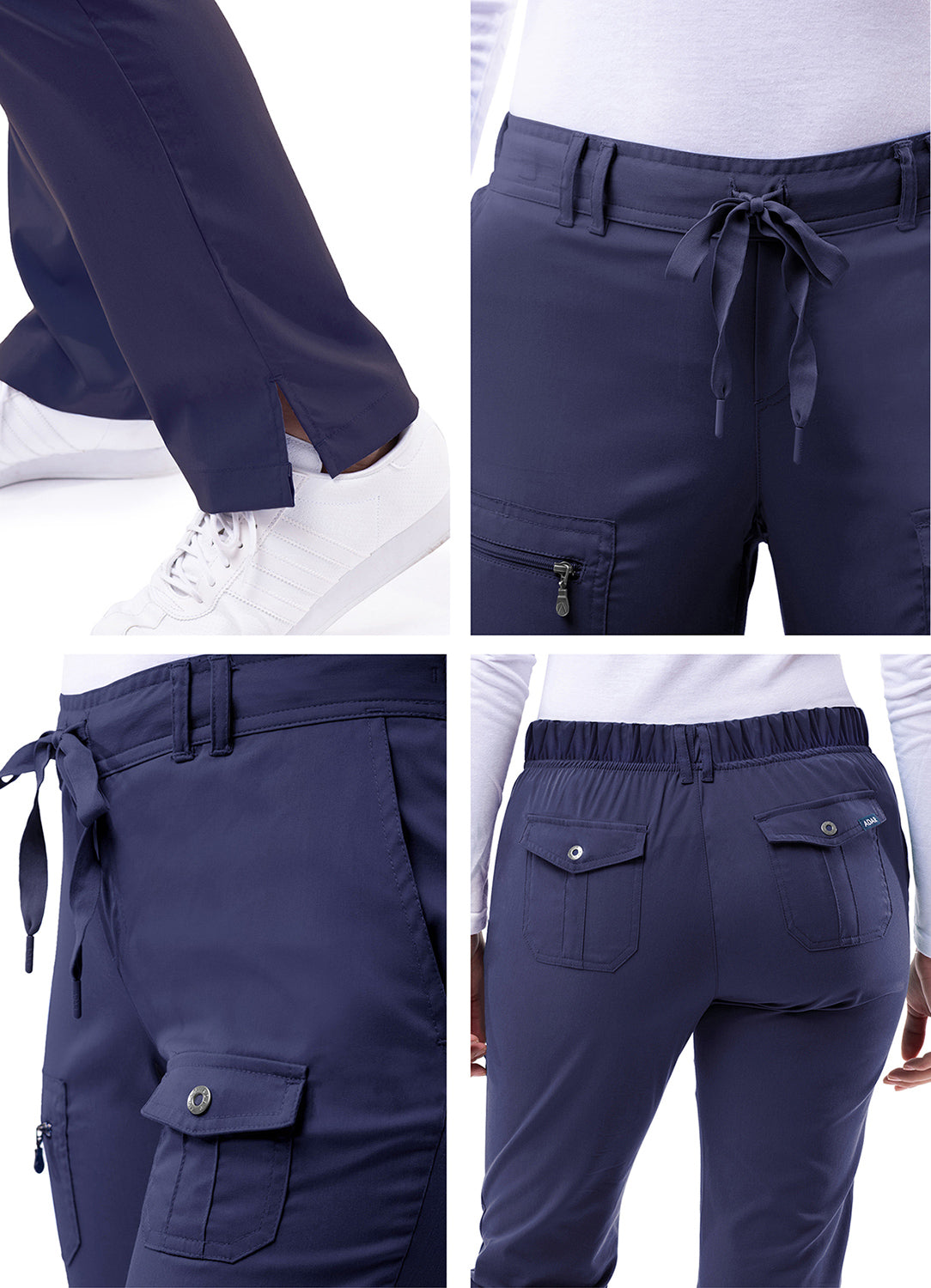 ADAR Pro Women's Slim Fit 6 Pocket Pant  Petite (More Color)