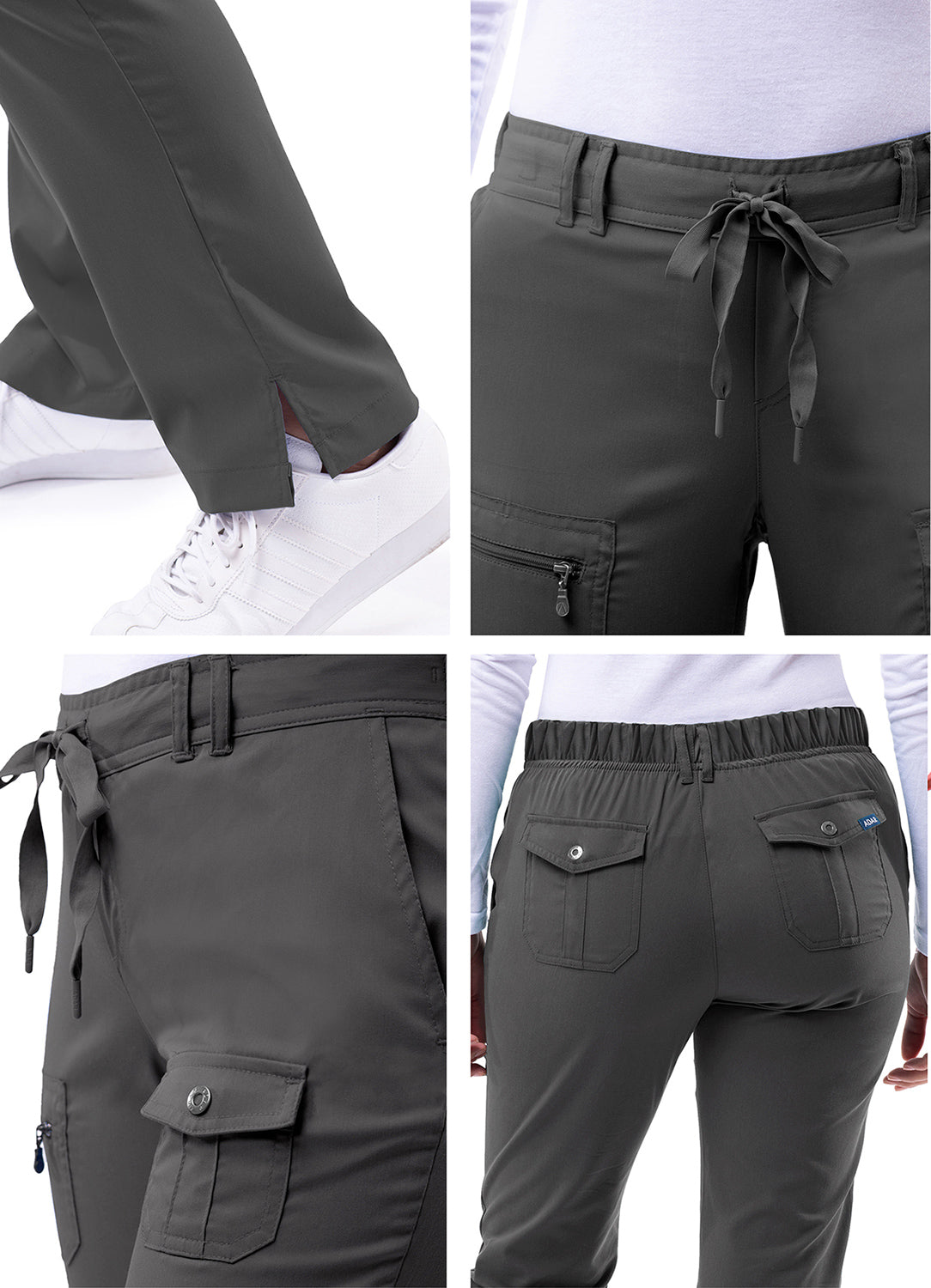 ADAR Pro Women's Slim Fit 6 Pocket Pant  Petite (More Color)