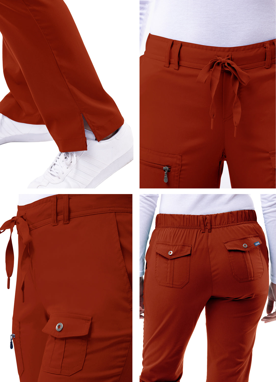 ADAR Pro Women's Slim Fit 6 Pocket Pant  Petite (More Color)