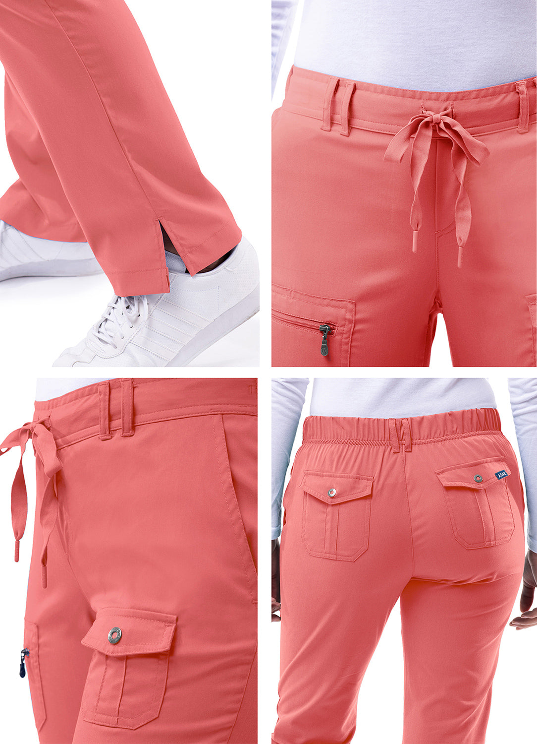 ADAR Pro Women's Slim Fit 6 Pocket Pant  Petite (More Color)