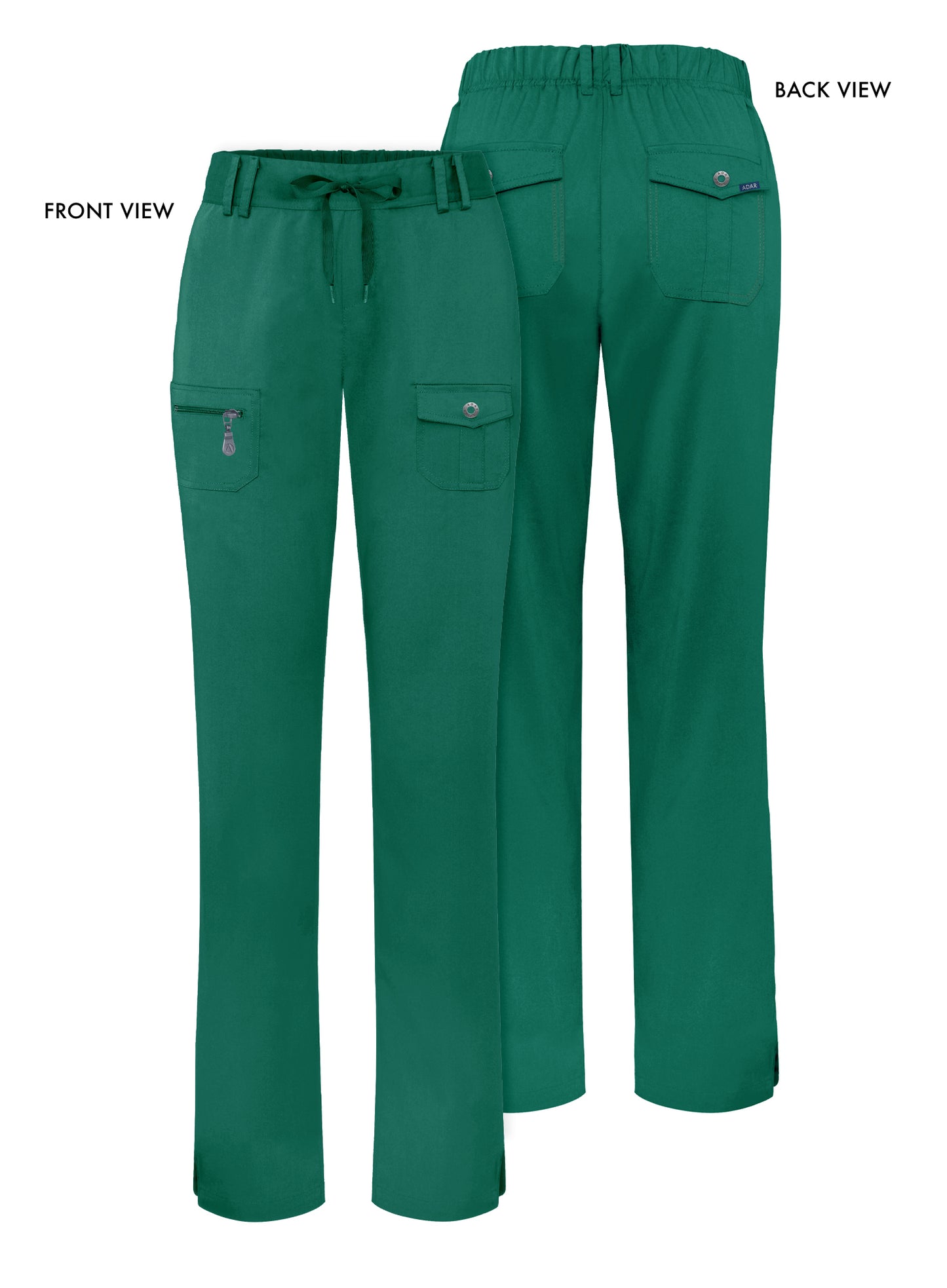 ADAR Pro Women's Slim Fit 6 Pocket Pant  Petite (More Color)