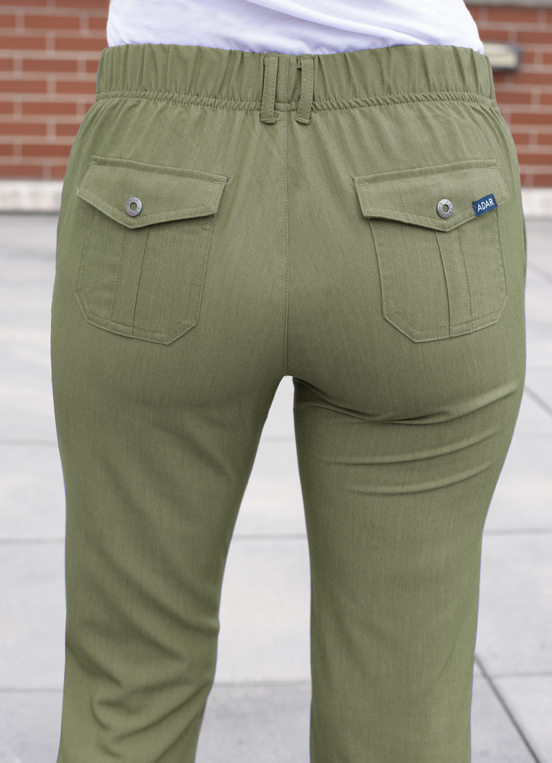 ADAR Pro Women's Slim Fit 6 Pocket Pant  Petite (More Color)