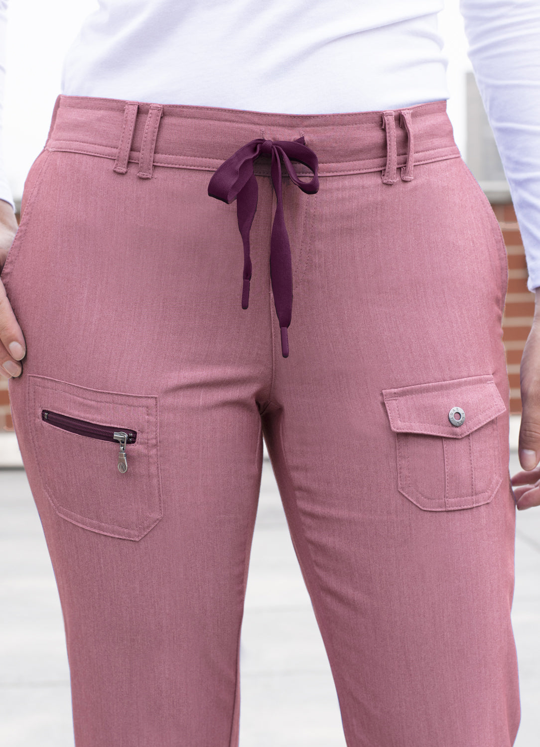 ADAR Pro Women's Slim Fit 6 Pocket Pant  Petite (More Color)