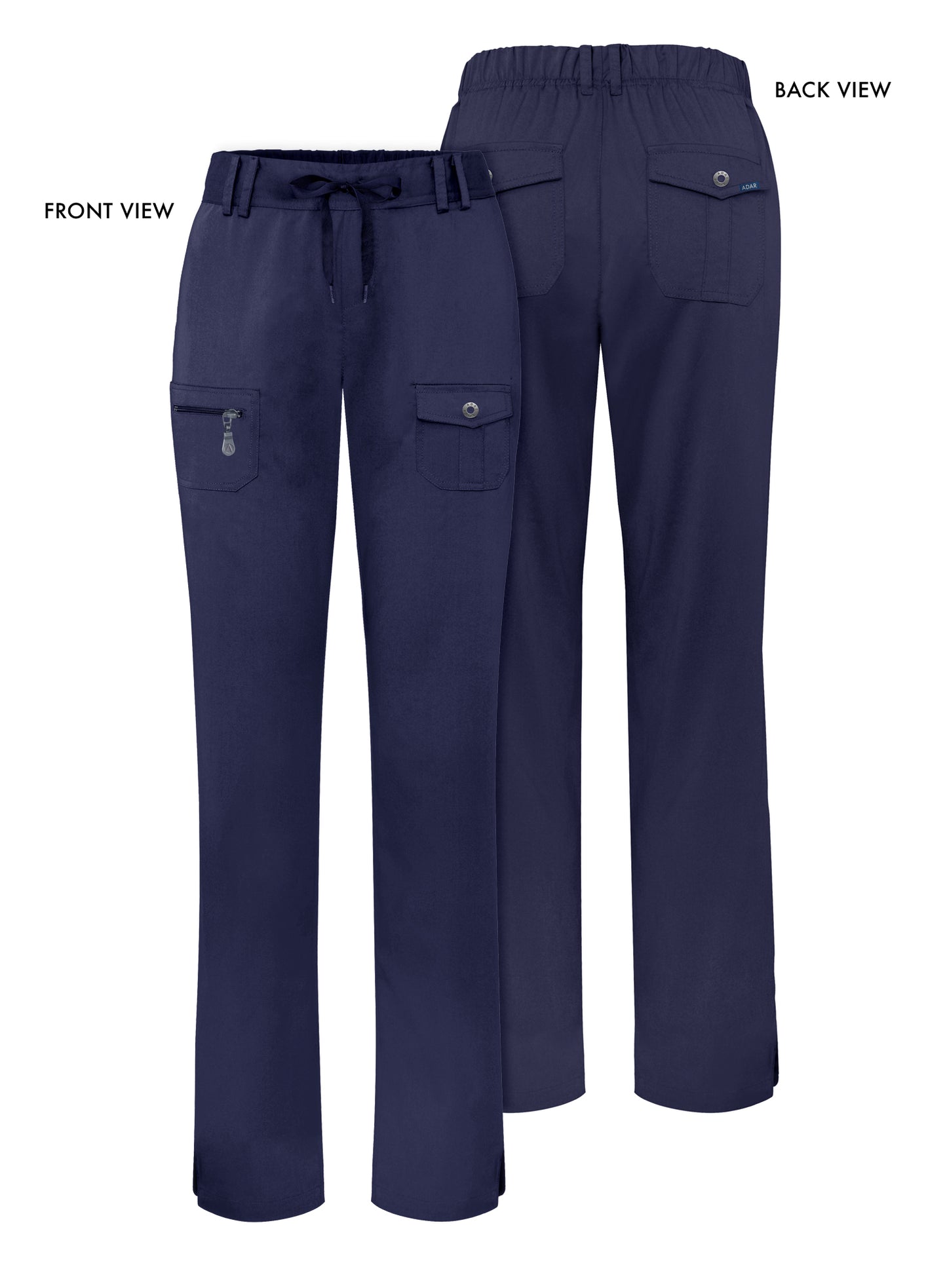 ADAR Pro Women's Slim Fit 6 Pocket Pant  Petite (More Color)