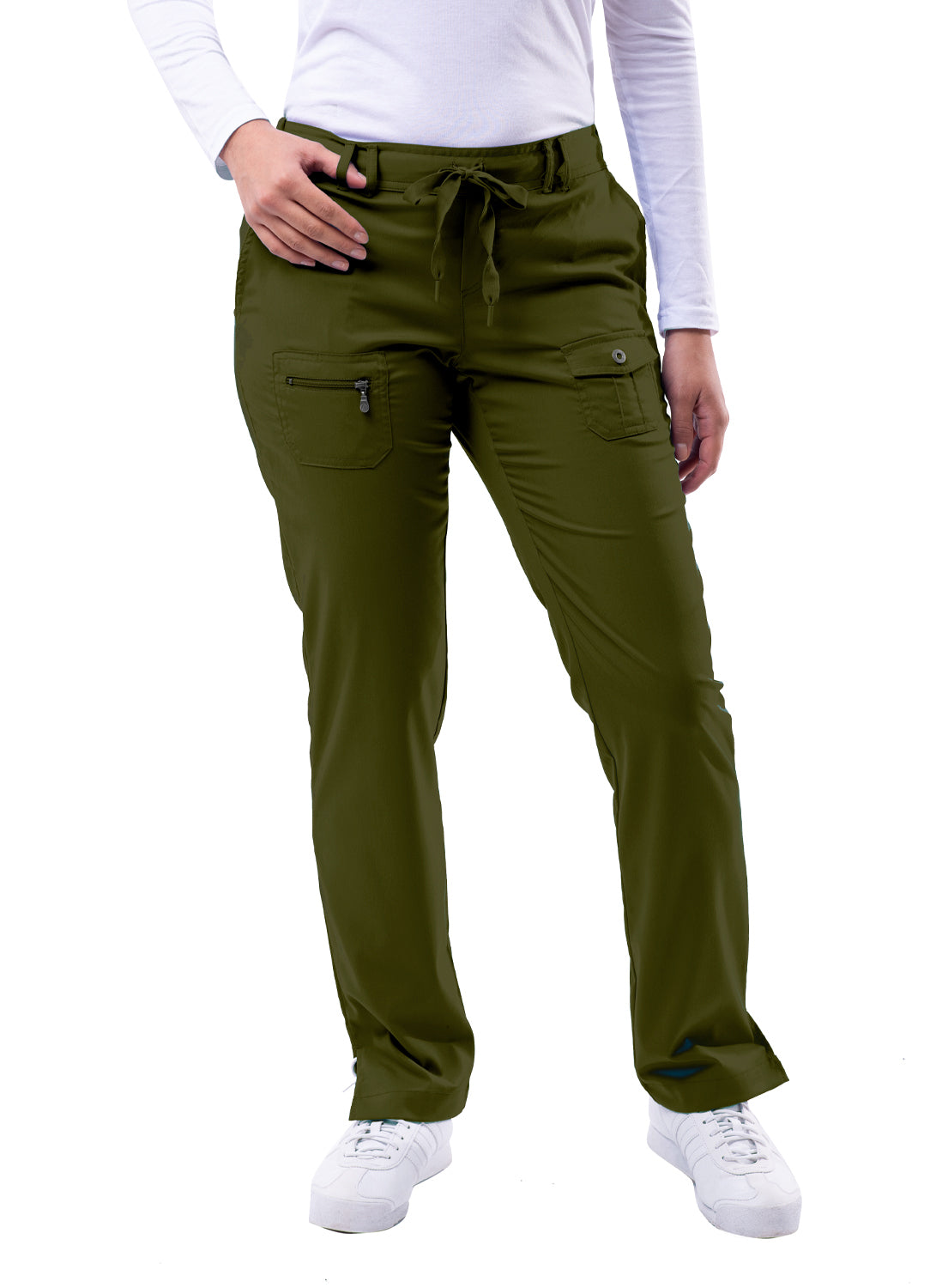 ADAR Pro Women's Slim Fit 6 Pocket Pant  Petite (More Color)