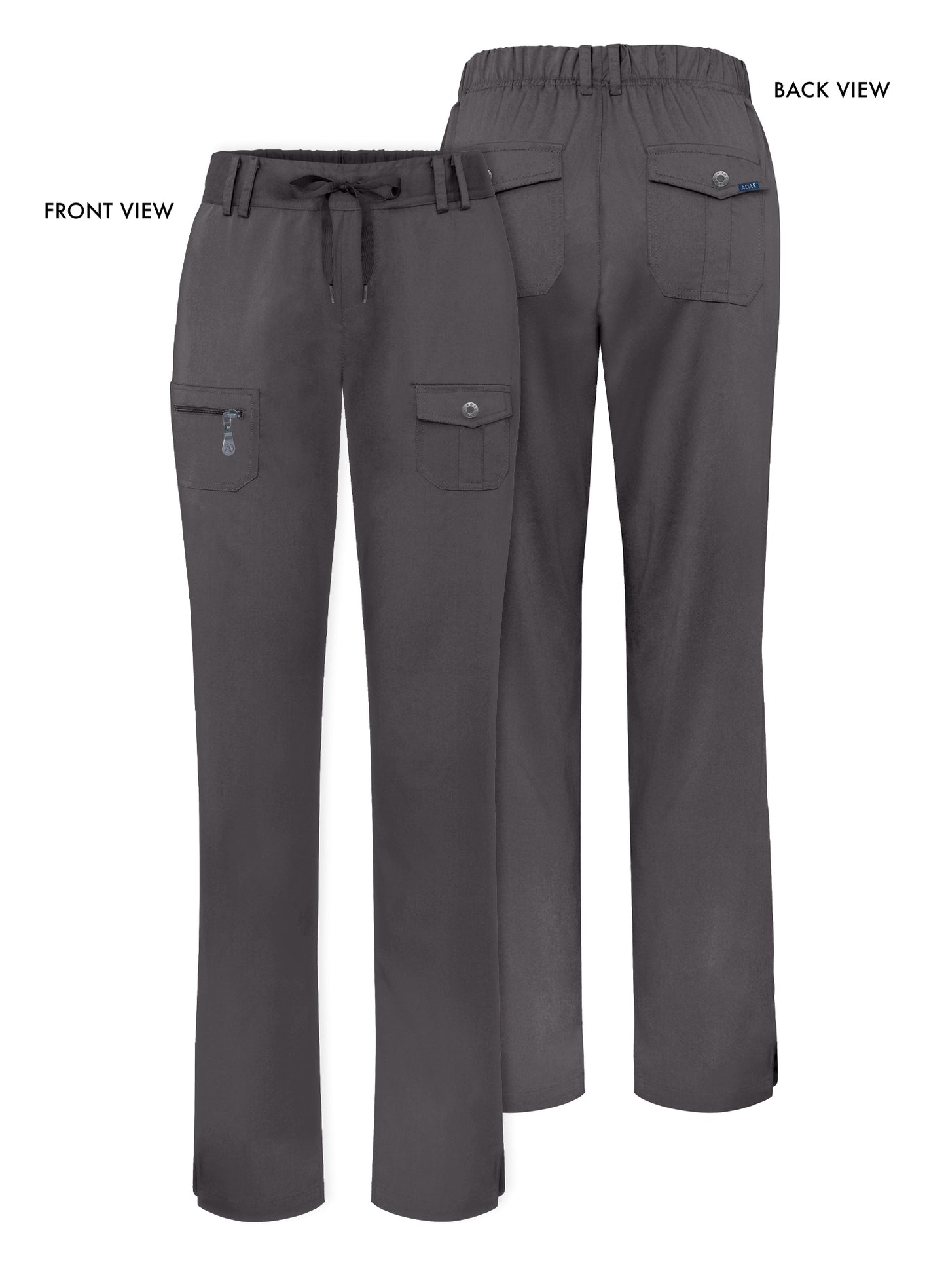 ADAR Pro Women's Slim Fit 6 Pocket Pant  Petite (More Color)