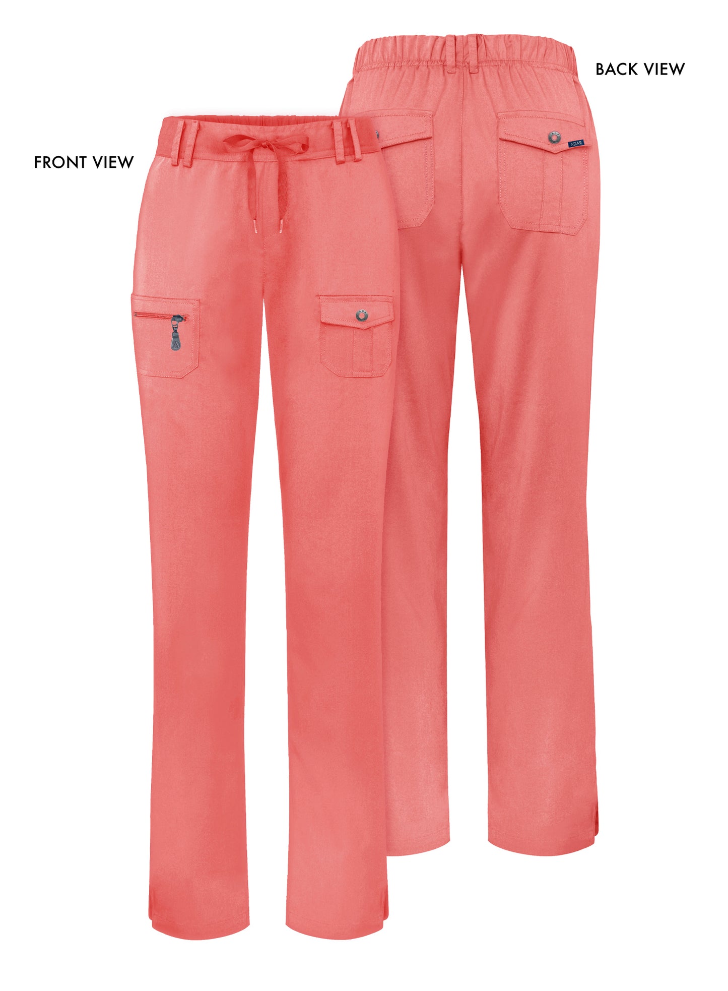 ADAR Pro Women's Slim Fit 6 Pocket Pant  Petite (More Color)