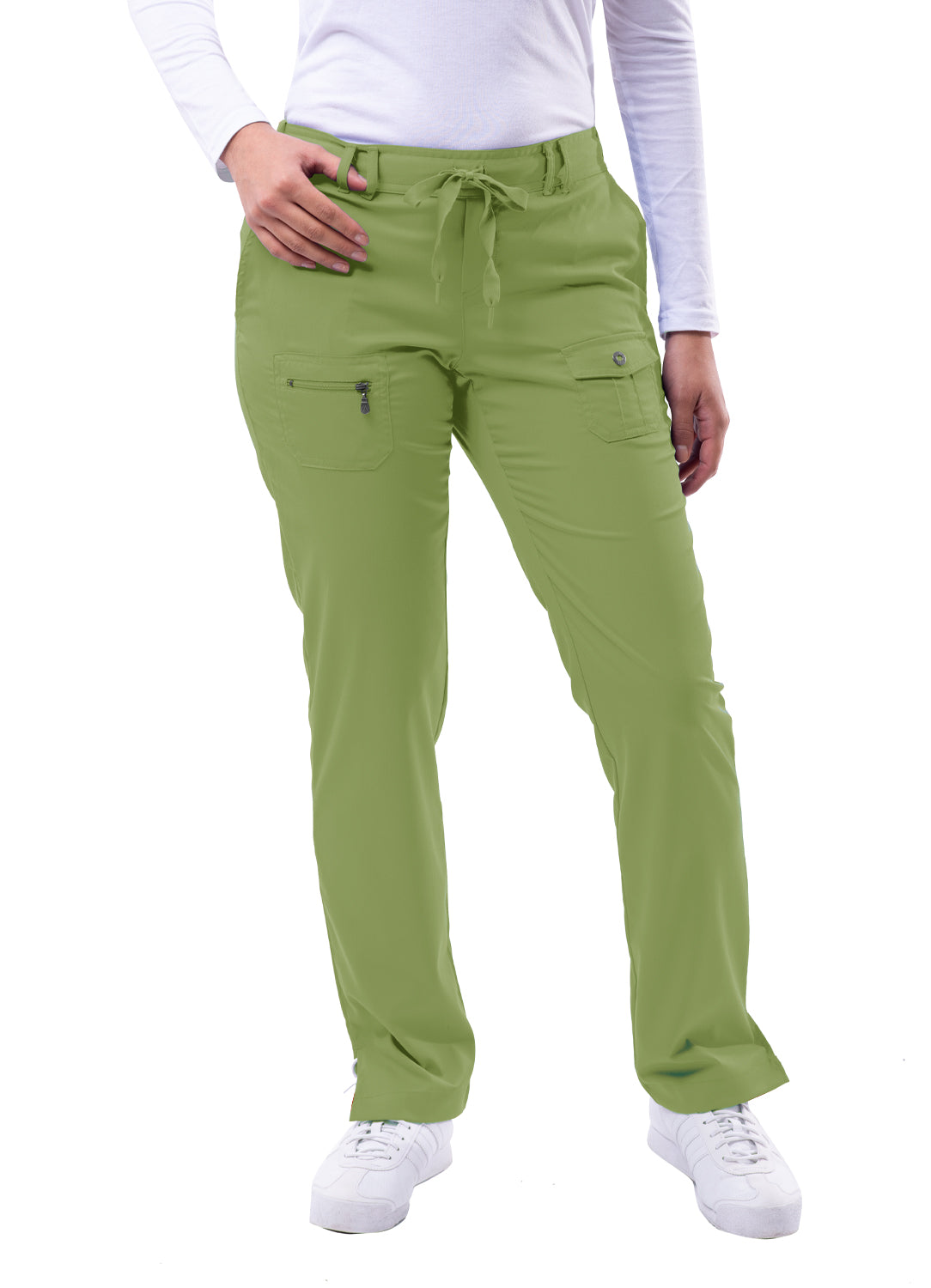 ADAR Pro Women's Slim Fit 6 Pocket Pant Petite (More Color)