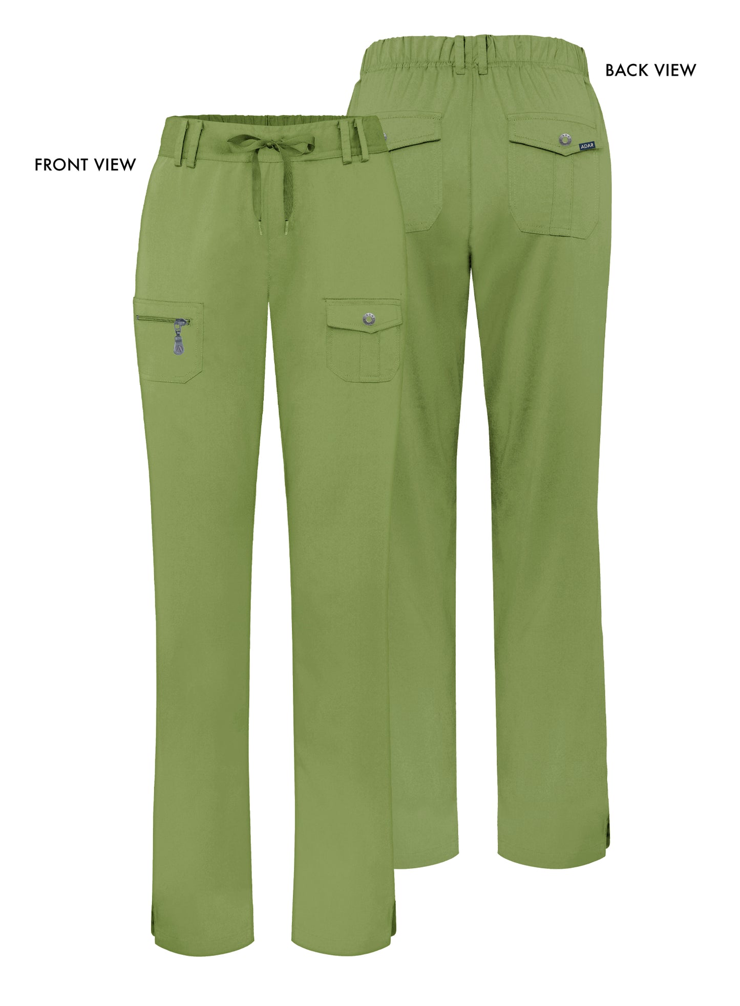 ADAR Pro Women's Slim Fit 6 Pocket Pant Petite (More Color)