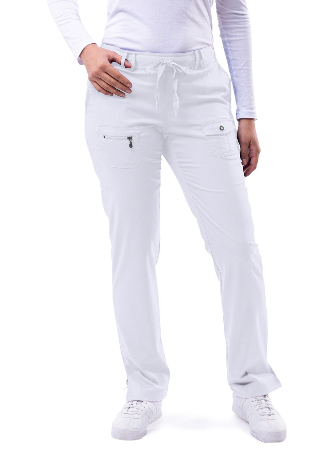 ADAR Pro Women's Slim Fit 6 Pocket Pant Petite (More Color)