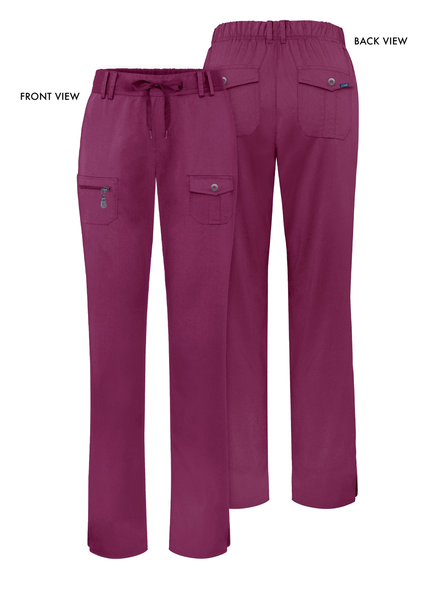 ADAR Pro Women's Slim Fit 6 Pocket Pant (More Color)