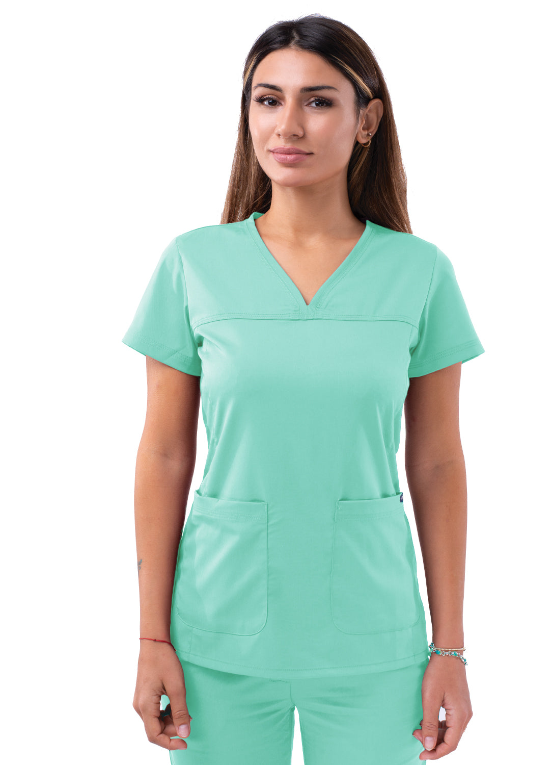 ADAR Pro Women’s Sweetheart V-neck Scrub Top