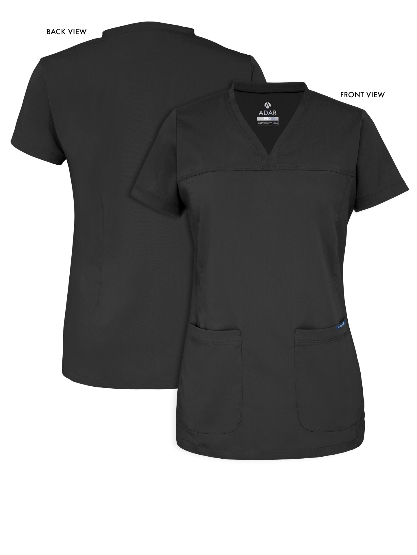 ADAR Pro Women's Sweetheart V-neck Scrub Top