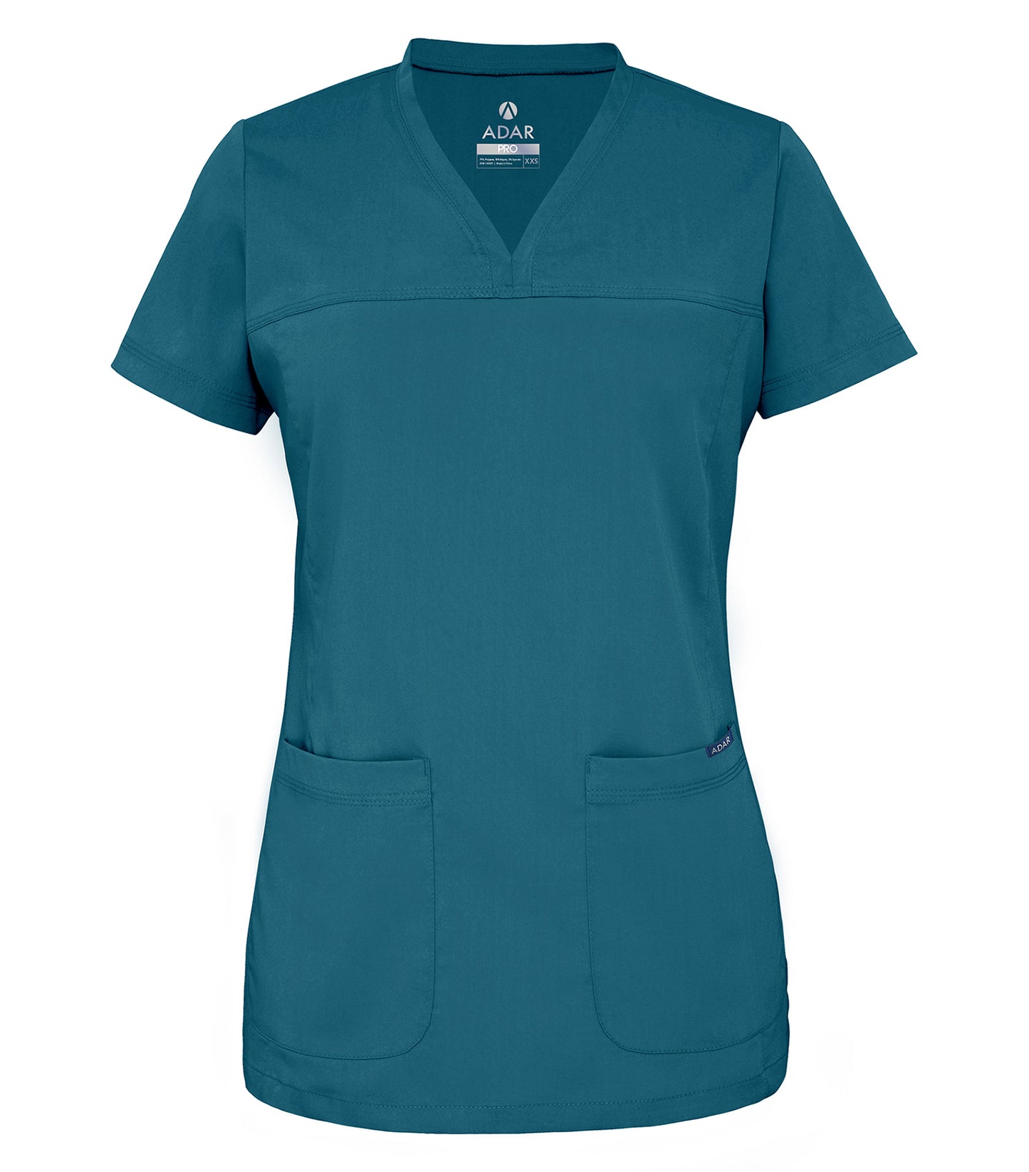 ADAR Pro Women's Sweetheart V-neck Scrub Top