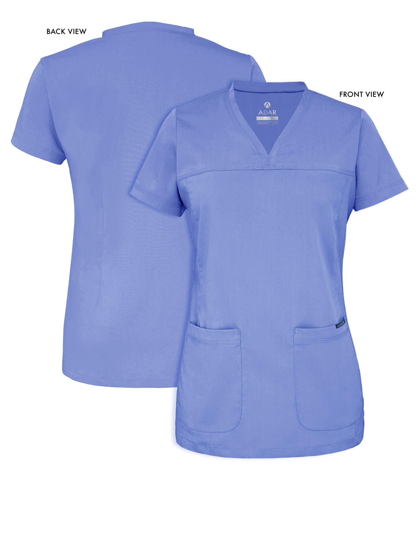 ADAR Pro Women's Sweetheart V-neck Scrub Top