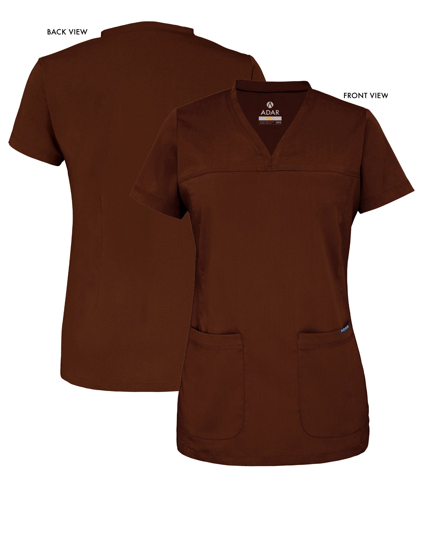 ADAR Pro Women's Sweetheart V-neck Scrub Top