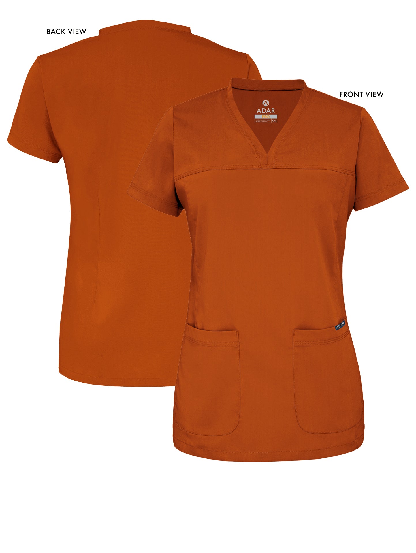 ADAR Pro Women's Sweetheart V-neck Scrub Top