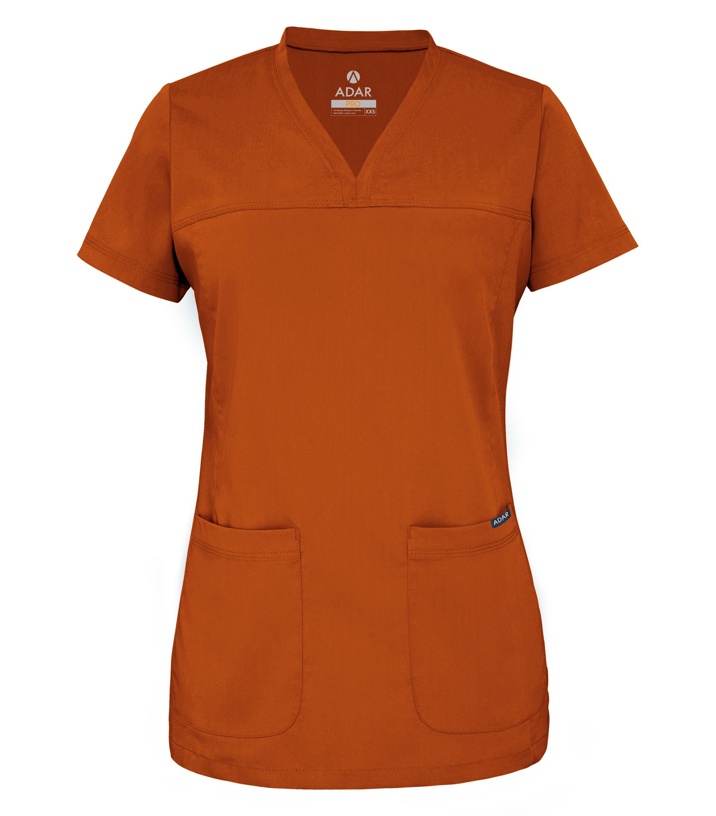 ADAR Pro Women's Sweetheart V-neck Scrub Top