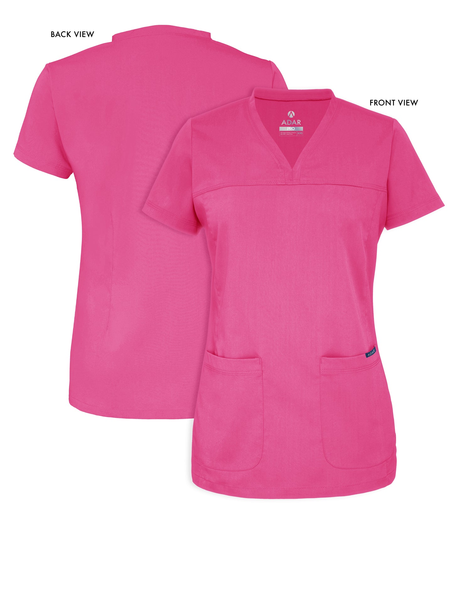 ADAR Pro Women's Sweetheart V-neck Scrub Top