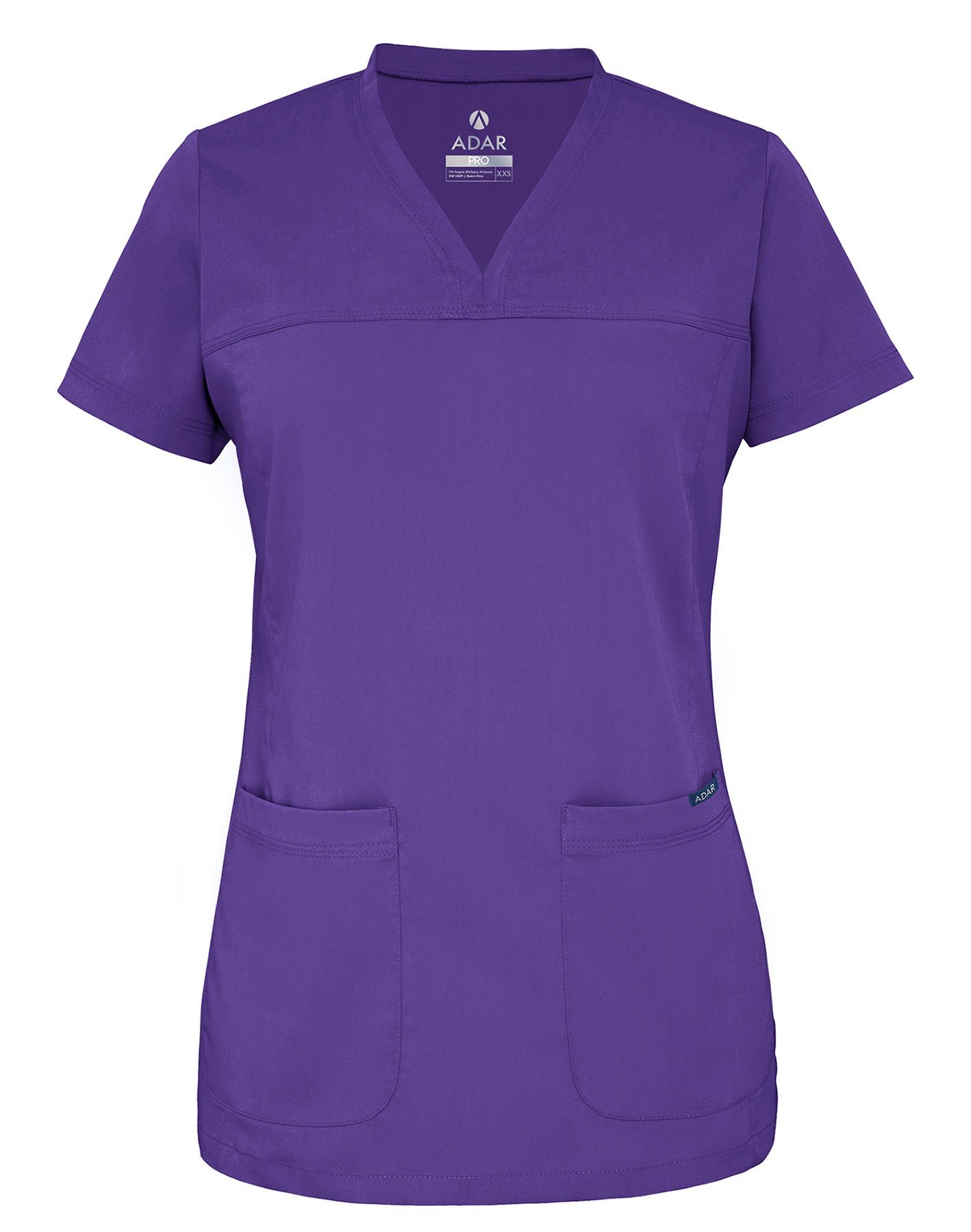 ADAR Pro Women's Sweetheart V-neck Scrub Top