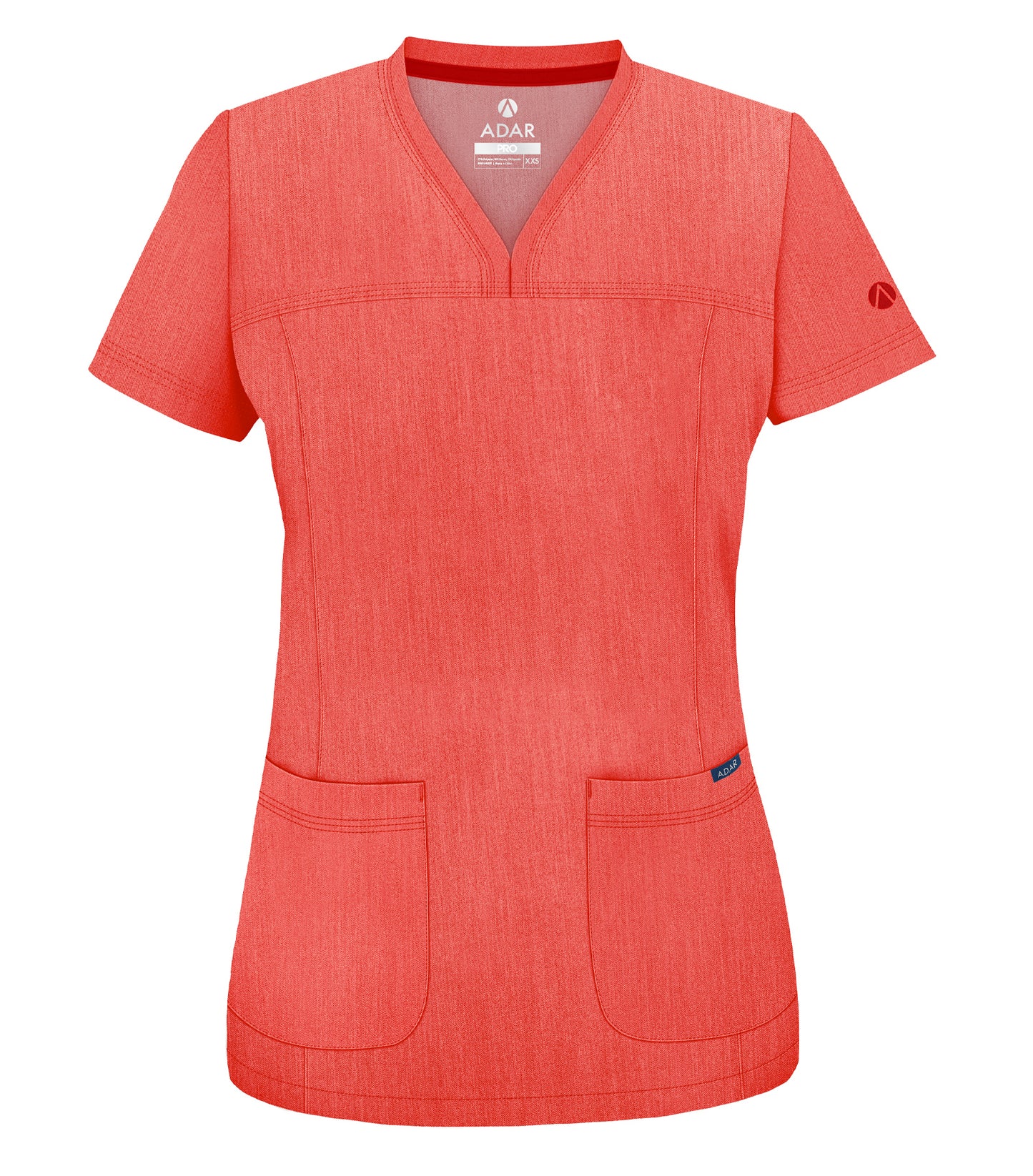 ADAR Pro Women's Sweetheart V-neck Scrub Top